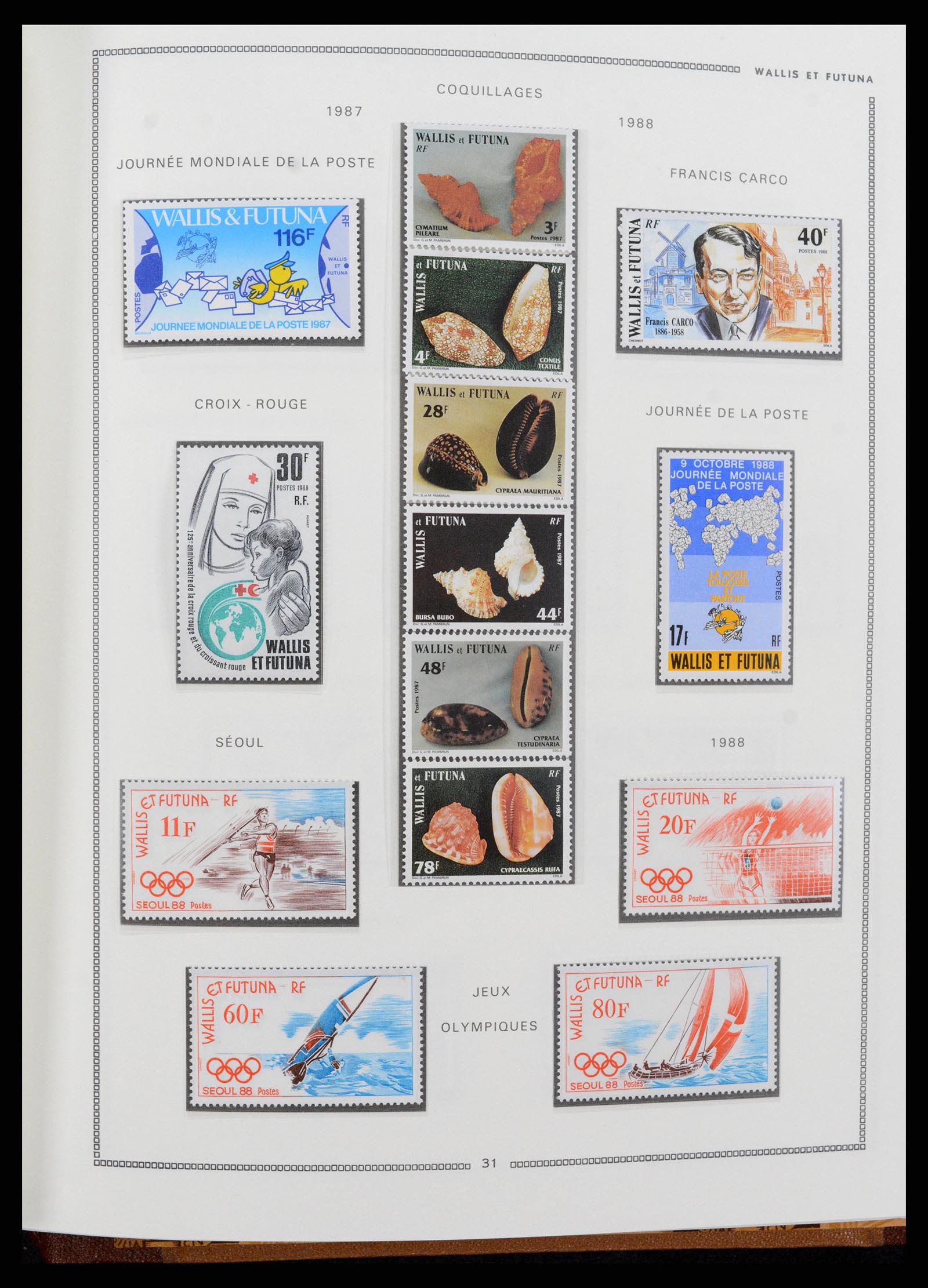 37612 104 - Postzegelverzameling 37612 Nieuw Caledonië 1955-1997.