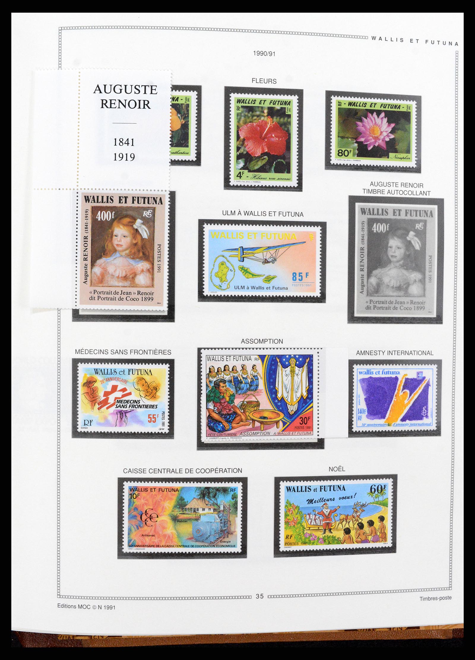 37612 108 - Postzegelverzameling 37612 Nieuw Caledonië 1955-1997.