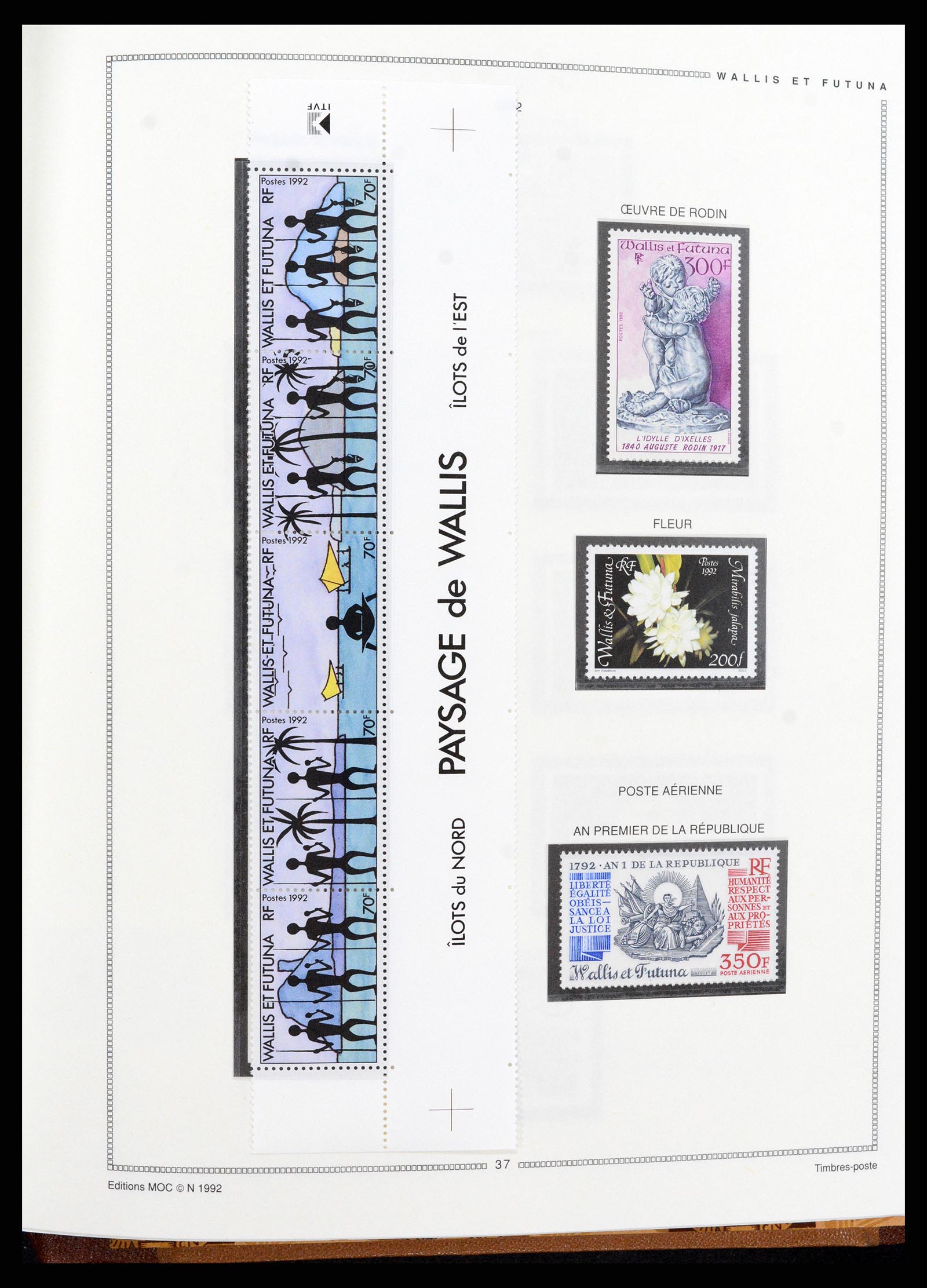 37612 110 - Postzegelverzameling 37612 Nieuw Caledonië 1955-1997.