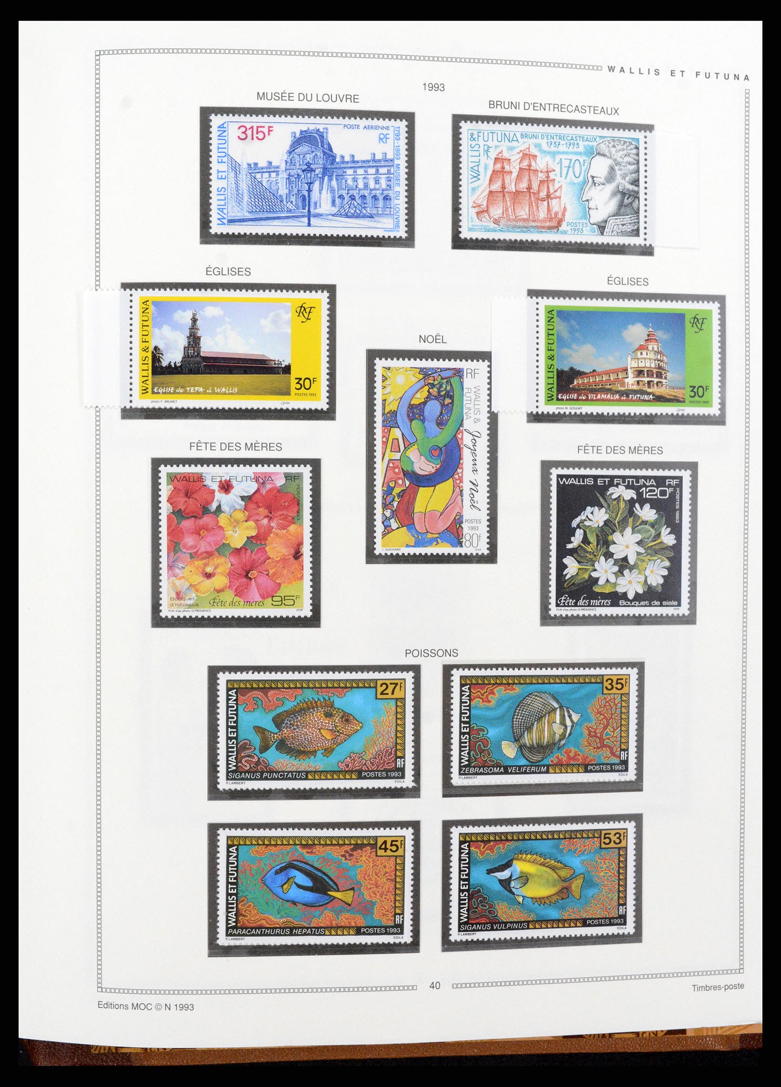 37612 113 - Stamp collection 37612 New Caledonia 1955-1997.