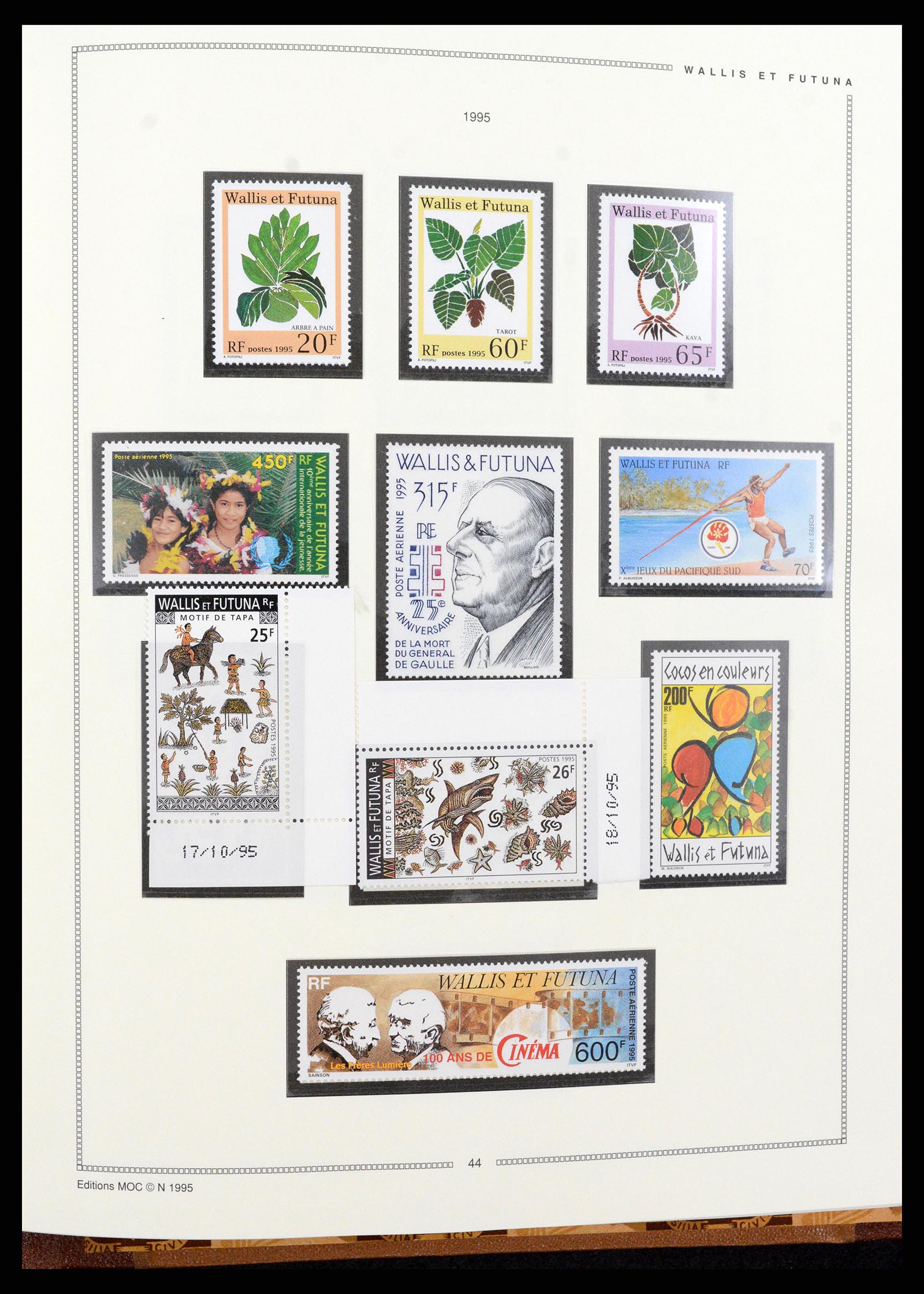 37612 117 - Postzegelverzameling 37612 Nieuw Caledonië 1955-1997.