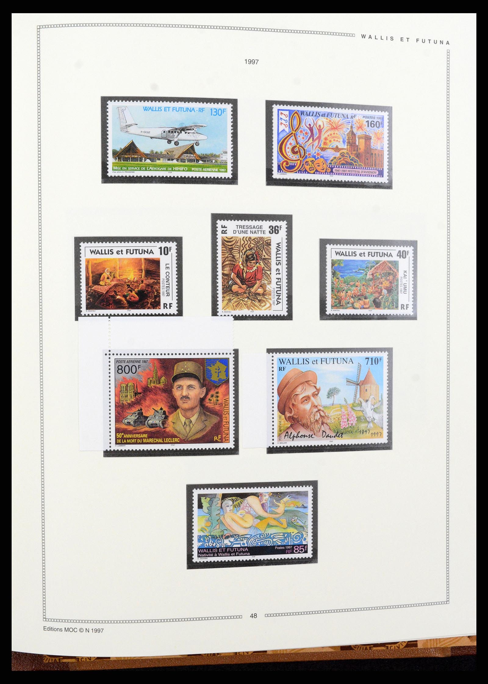 37612 121 - Postzegelverzameling 37612 Nieuw Caledonië 1955-1997.
