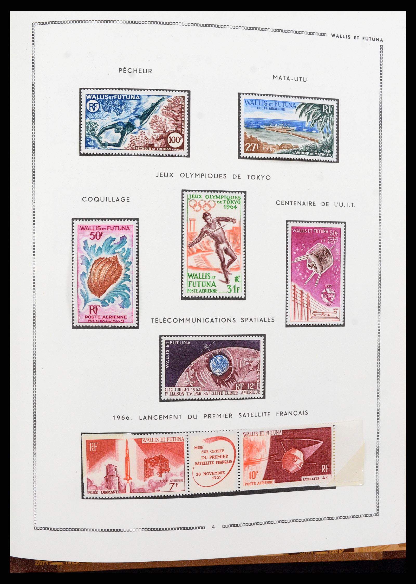 37612 124 - Postzegelverzameling 37612 Nieuw Caledonië 1955-1997.