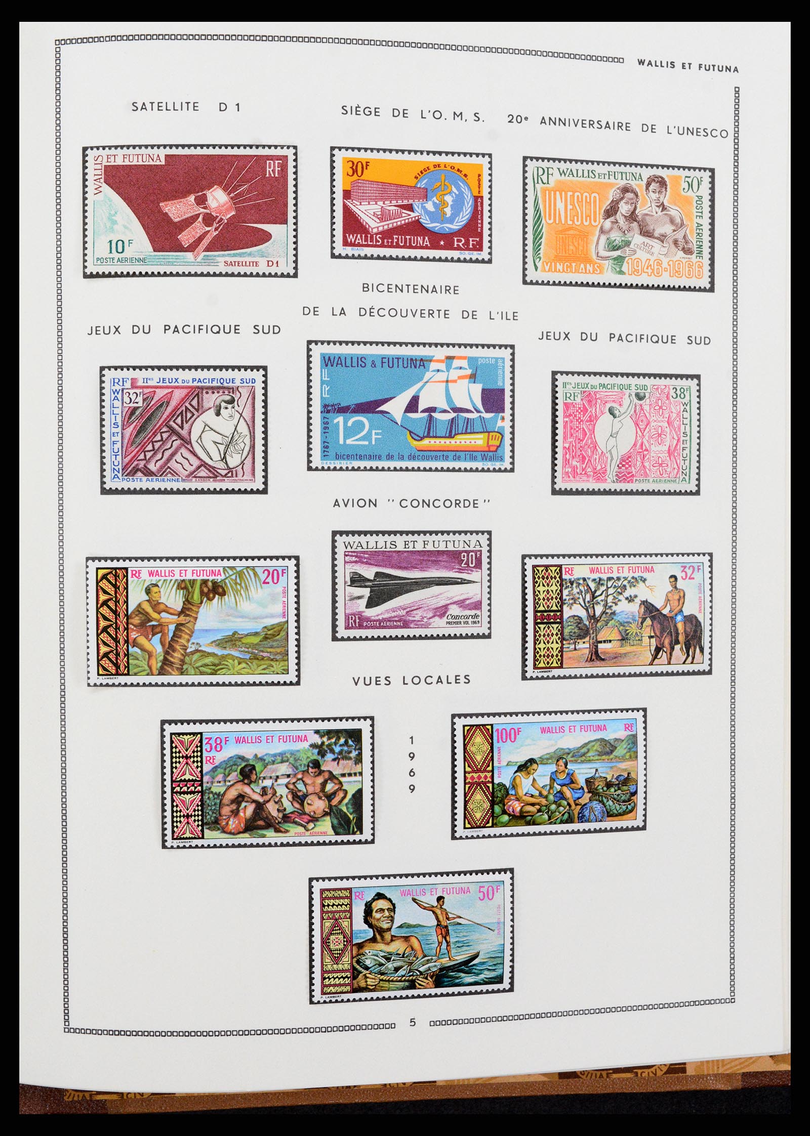 37612 125 - Postzegelverzameling 37612 Nieuw Caledonië 1955-1997.