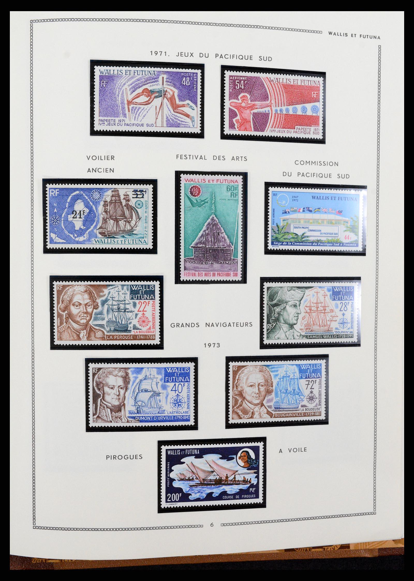 37612 126 - Postzegelverzameling 37612 Nieuw Caledonië 1955-1997.