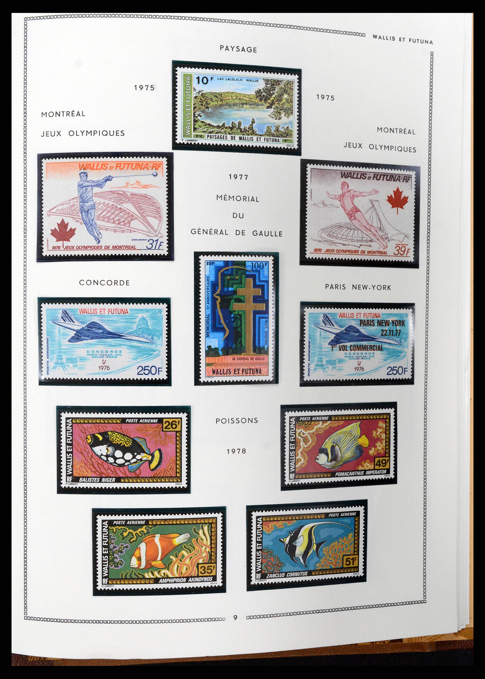37612 129 - Postzegelverzameling 37612 Nieuw Caledonië 1955-1997.