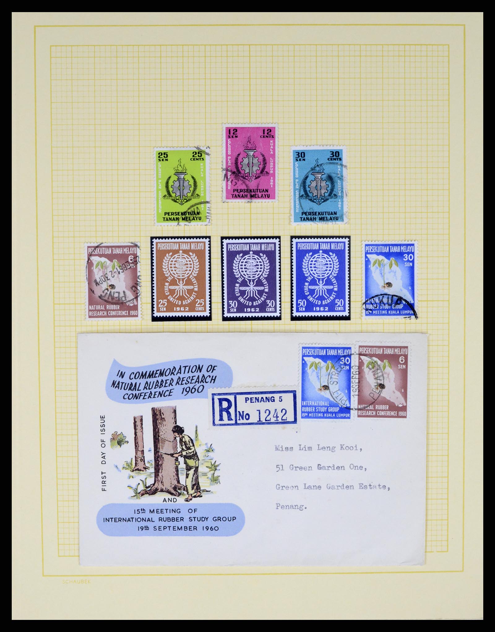 37613 001 - Postzegelverzameling 37613 Maleisië 1957-1999.