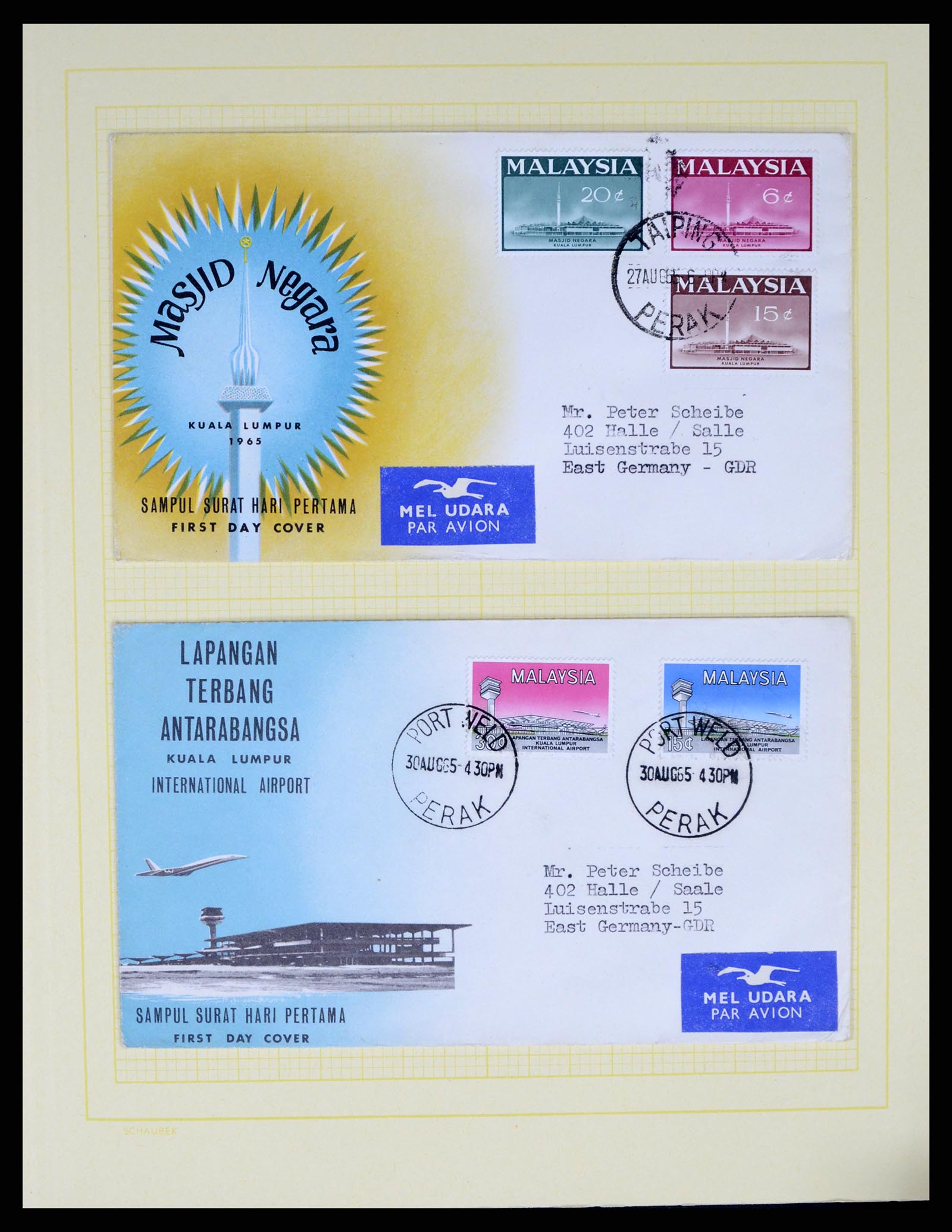 37613 008 - Postzegelverzameling 37613 Maleisië 1957-1999.