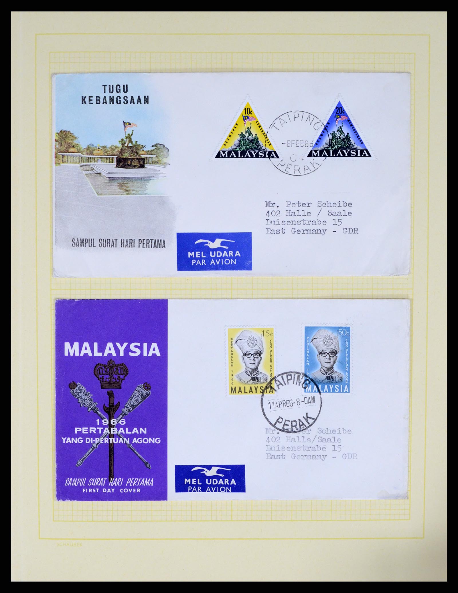 37613 010 - Postzegelverzameling 37613 Maleisië 1957-1999.