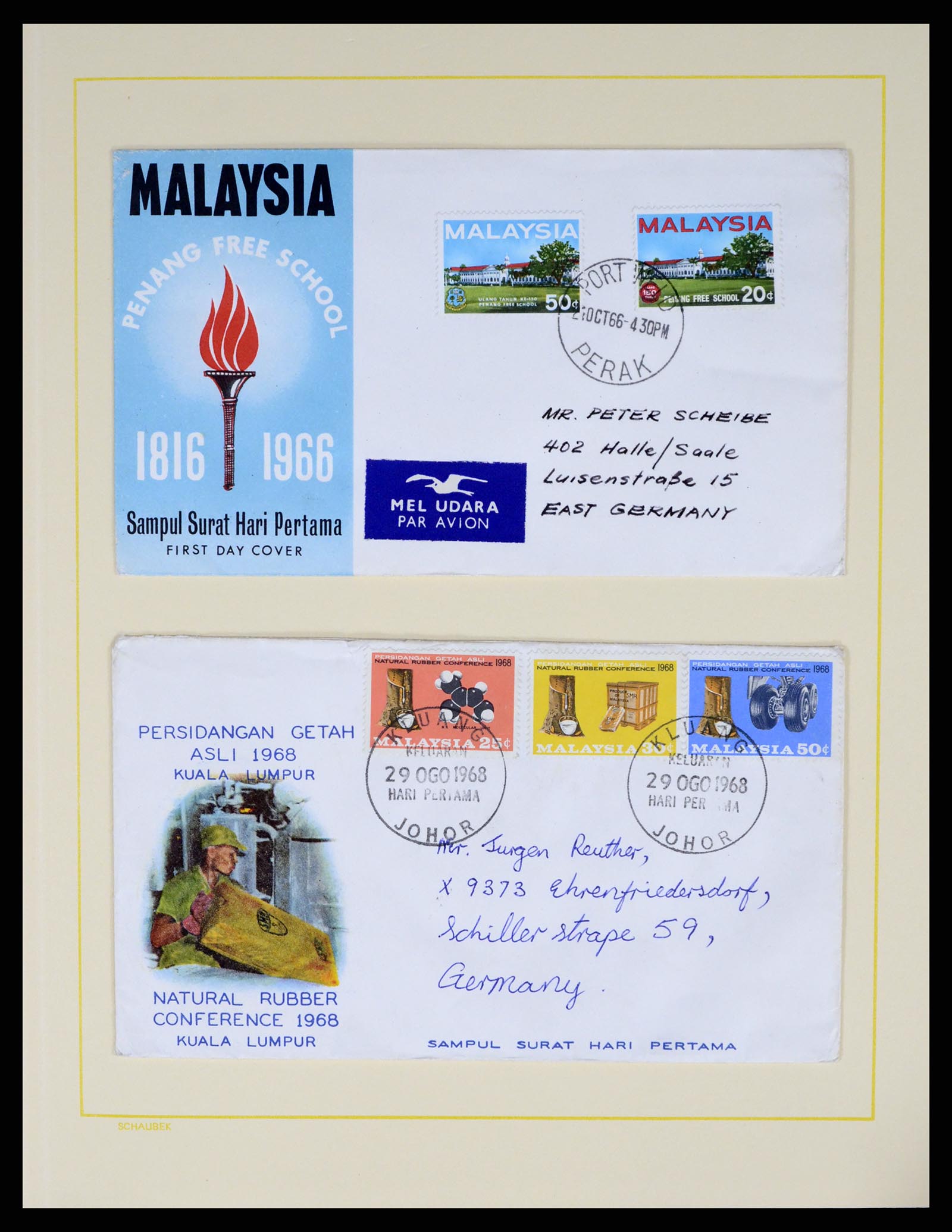 37613 012 - Postzegelverzameling 37613 Maleisië 1957-1999.