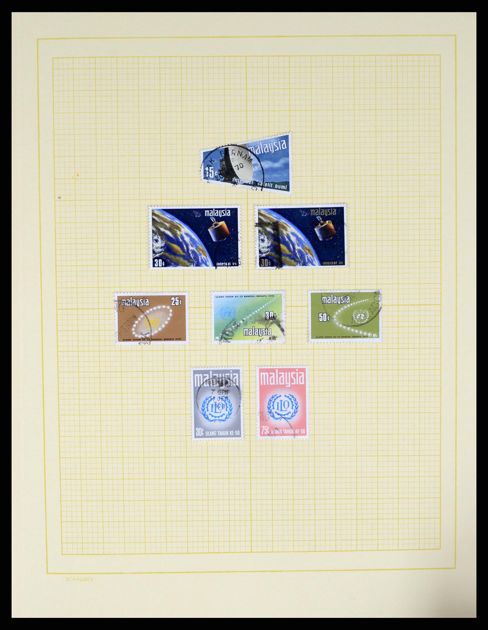 37613 015 - Postzegelverzameling 37613 Maleisië 1957-1999.