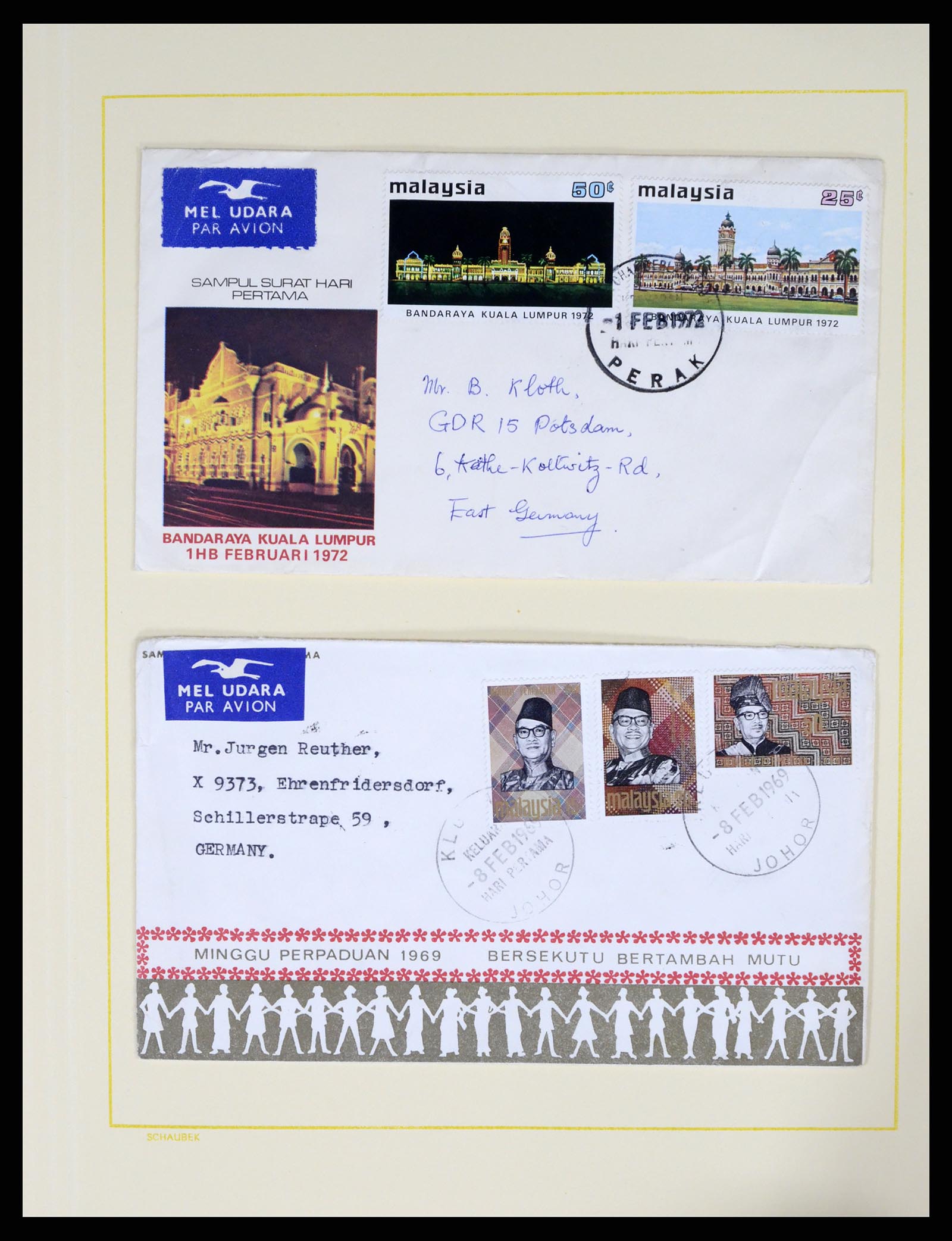 37613 017 - Postzegelverzameling 37613 Maleisië 1957-1999.
