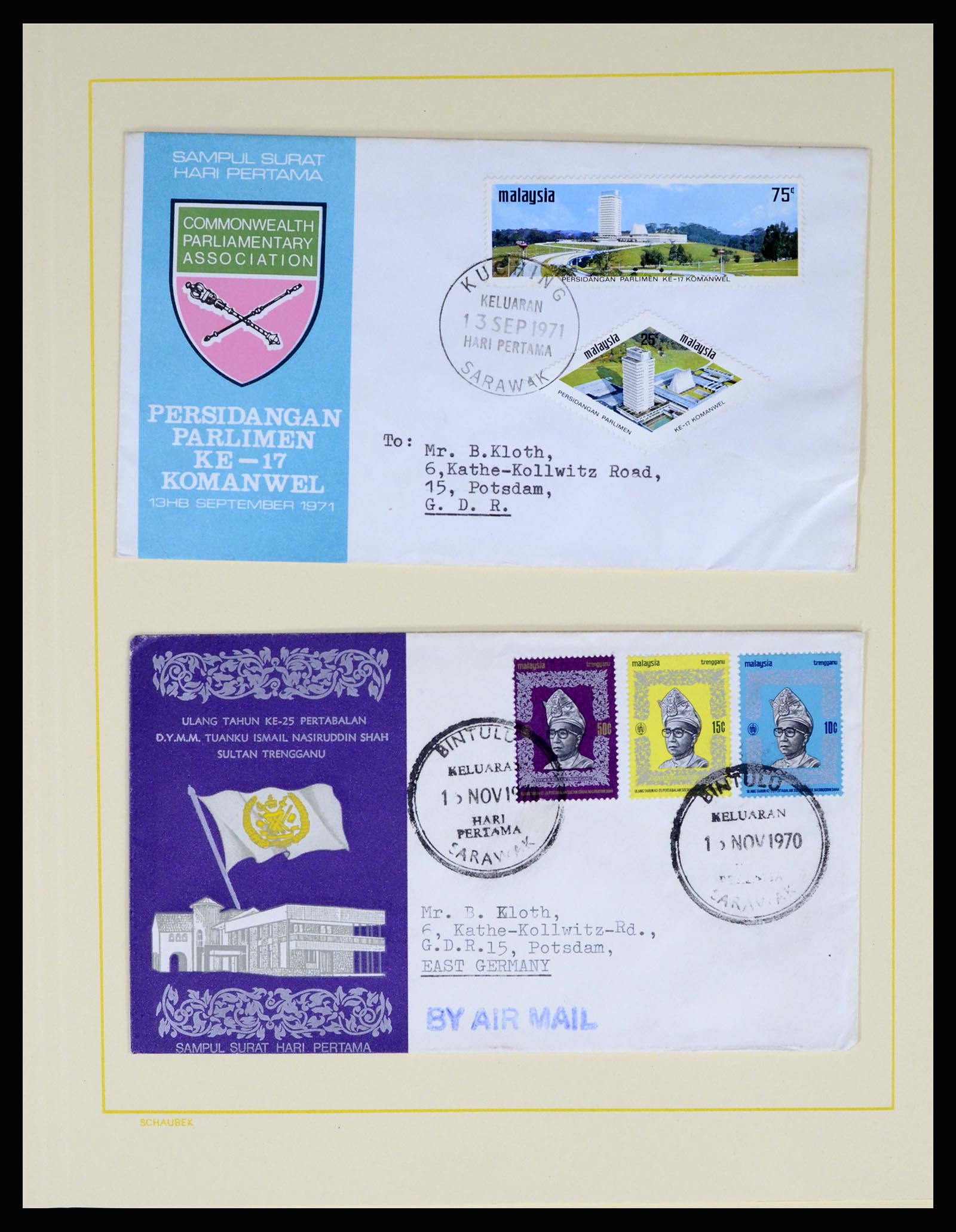 37613 020 - Postzegelverzameling 37613 Maleisië 1957-1999.