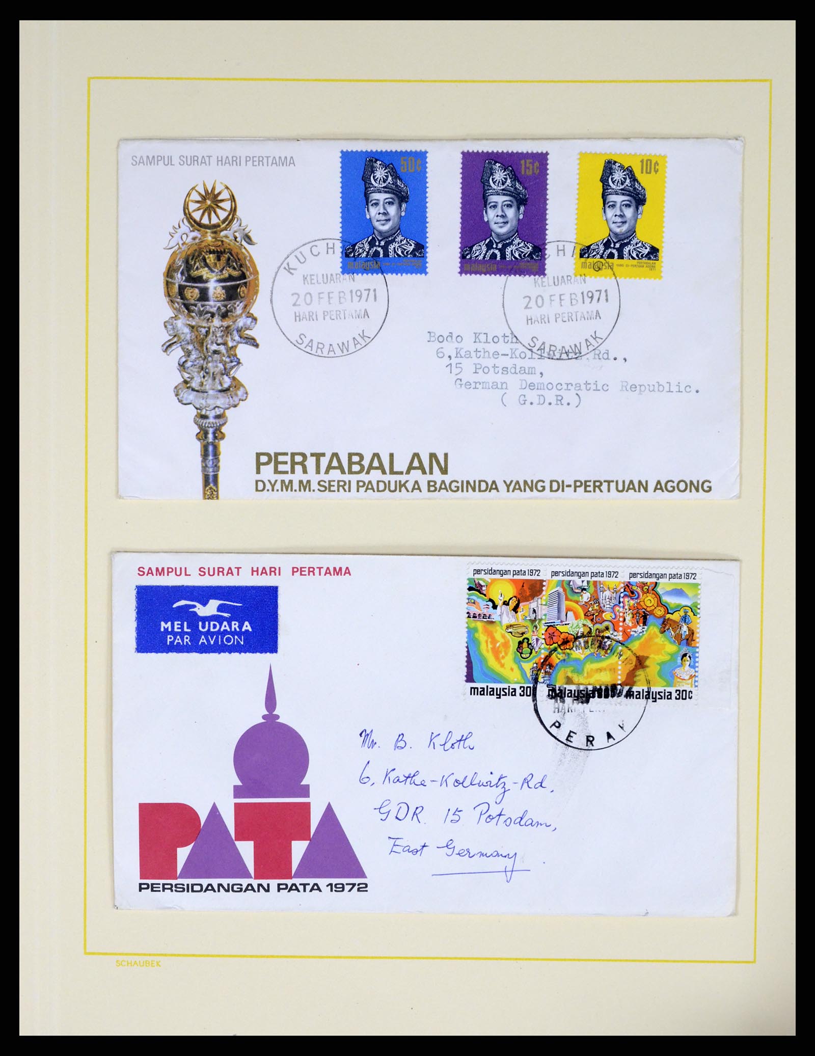 37613 022 - Postzegelverzameling 37613 Maleisië 1957-1999.