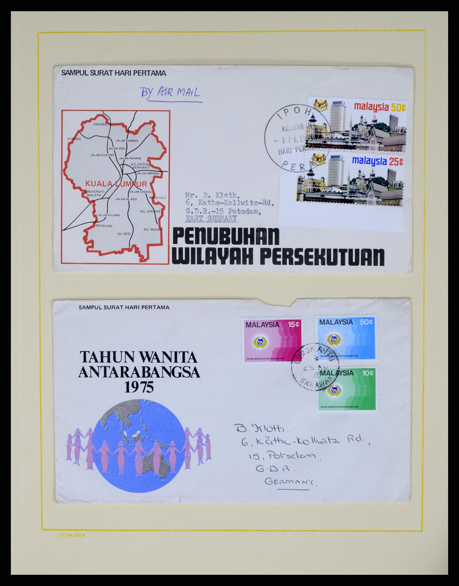 37613 027 - Postzegelverzameling 37613 Maleisië 1957-1999.