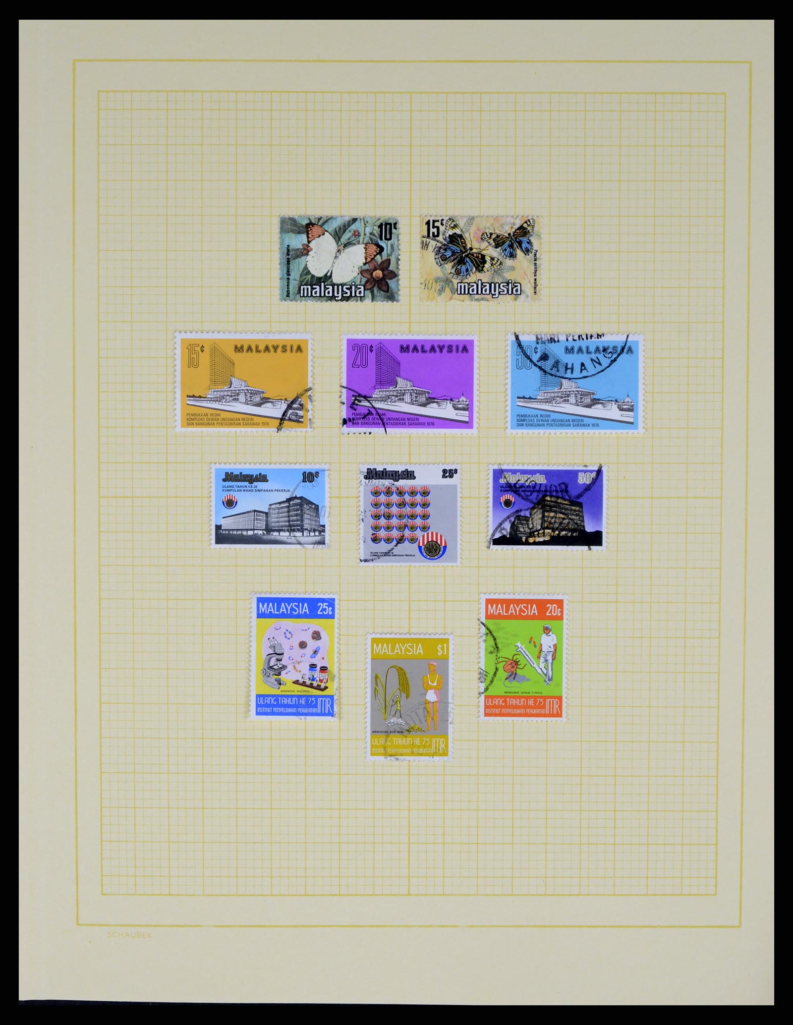 37613 030 - Postzegelverzameling 37613 Maleisië 1957-1999.