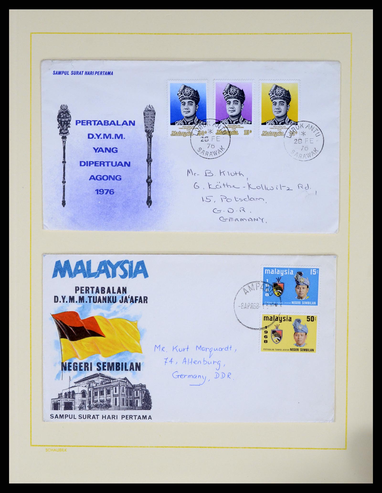 37613 033 - Postzegelverzameling 37613 Maleisië 1957-1999.
