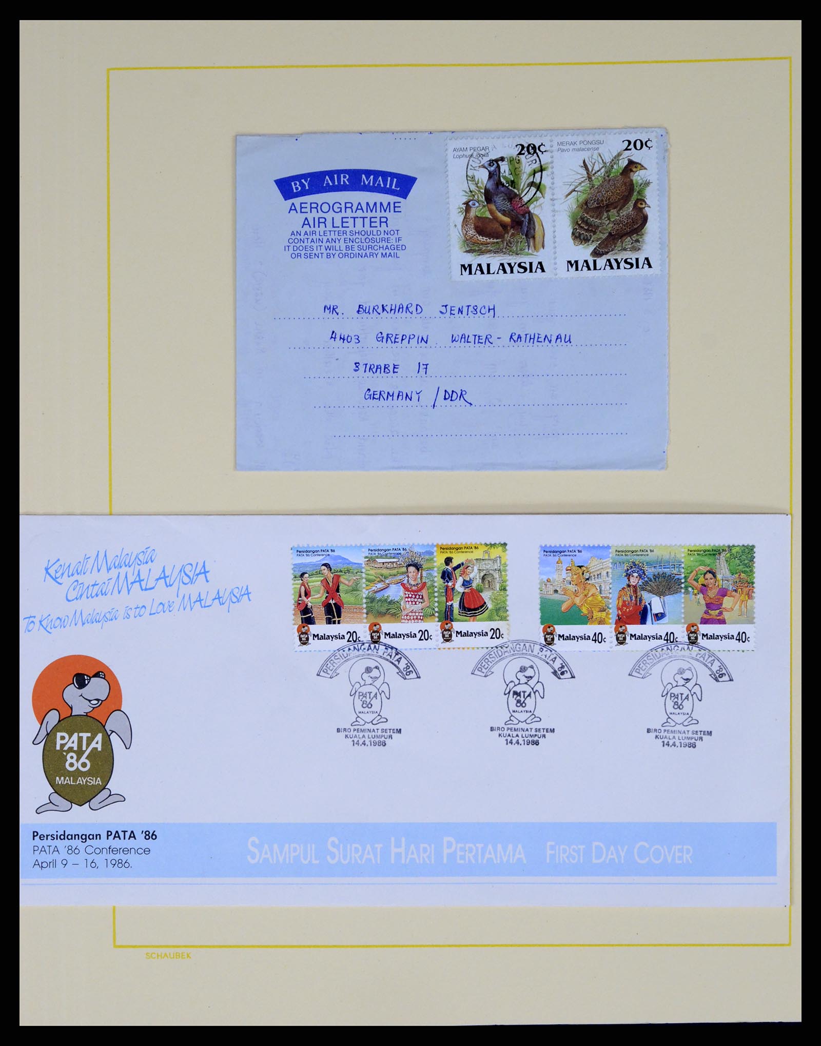 37613 052 - Postzegelverzameling 37613 Maleisië 1957-1999.
