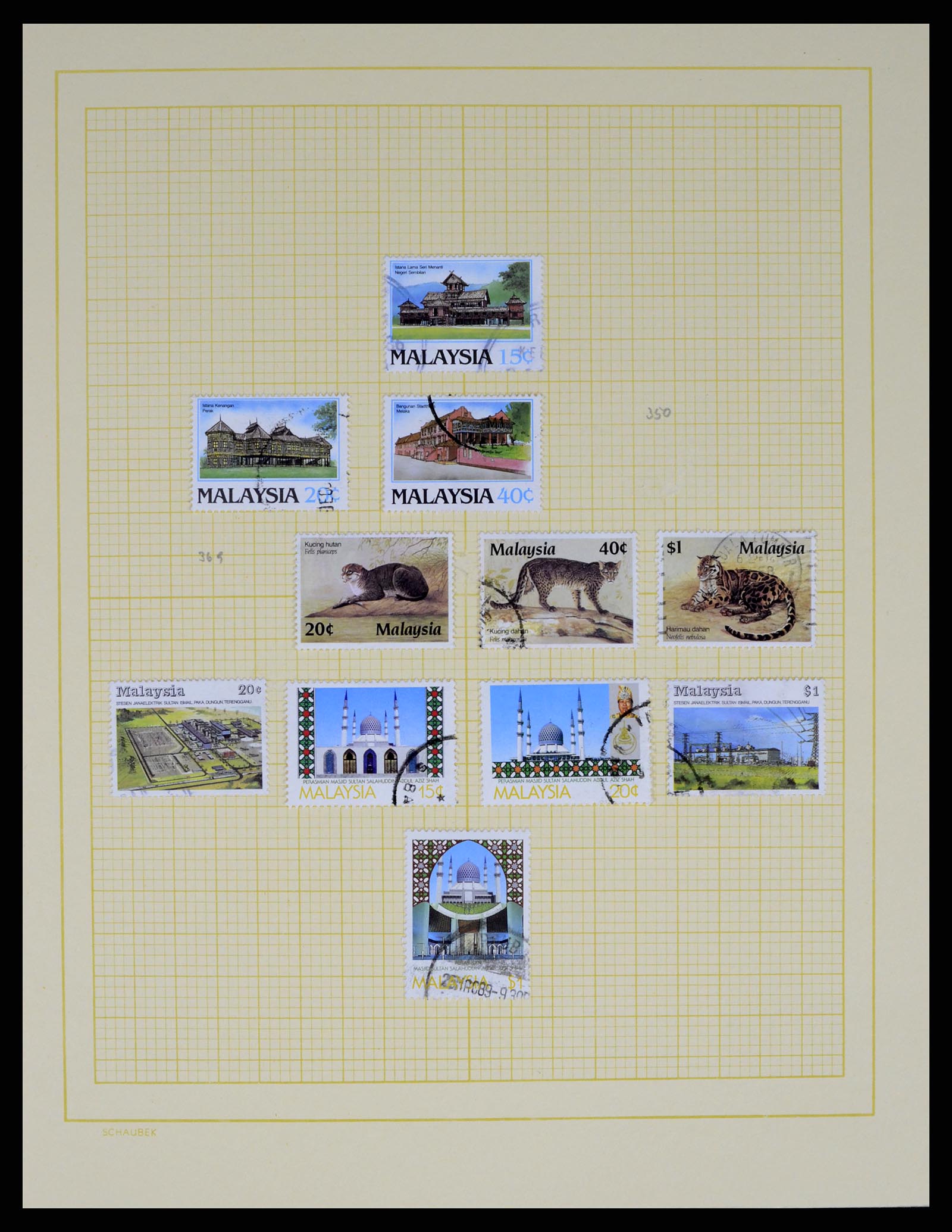 37613 057 - Postzegelverzameling 37613 Maleisië 1957-1999.