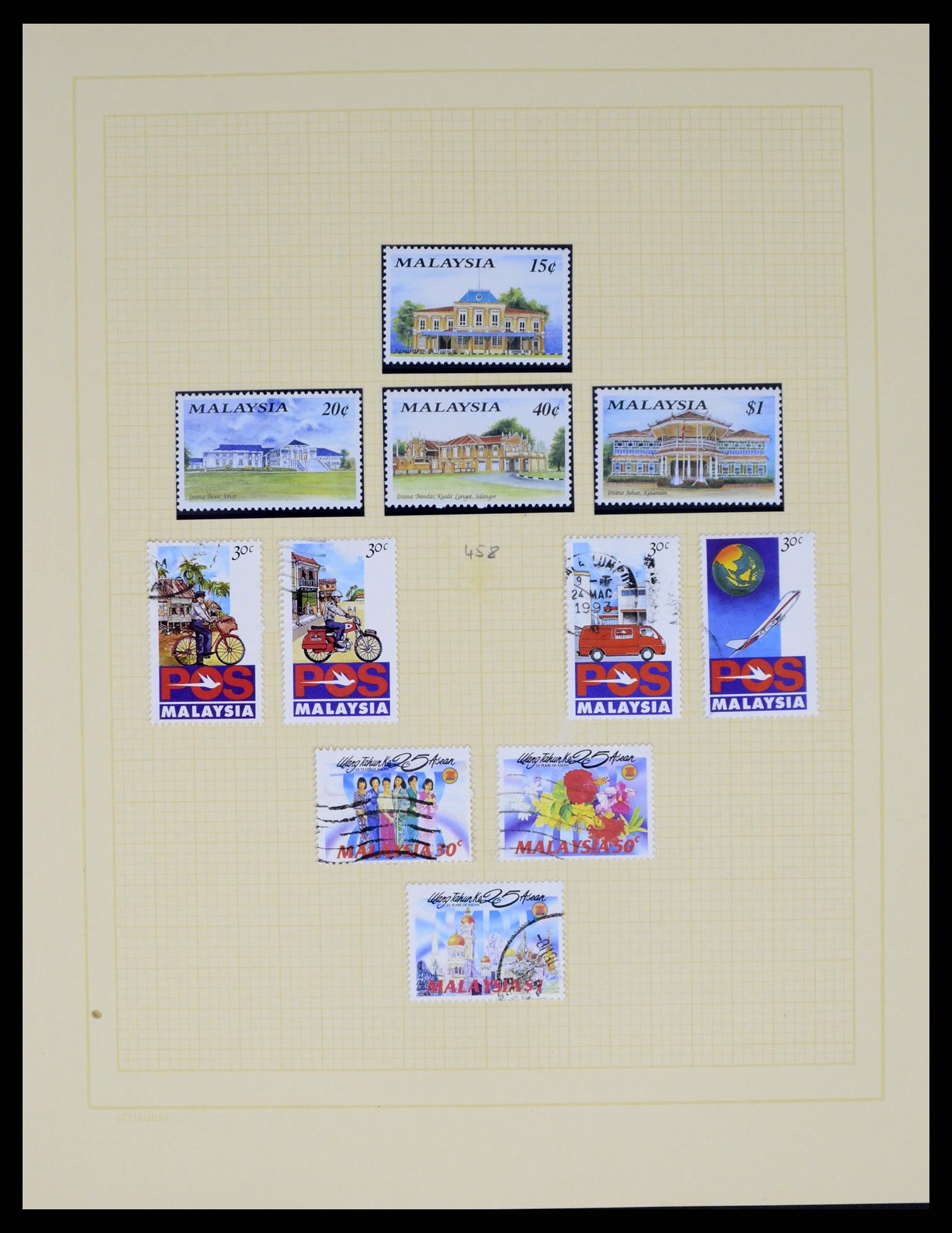 37613 067 - Postzegelverzameling 37613 Maleisië 1957-1999.
