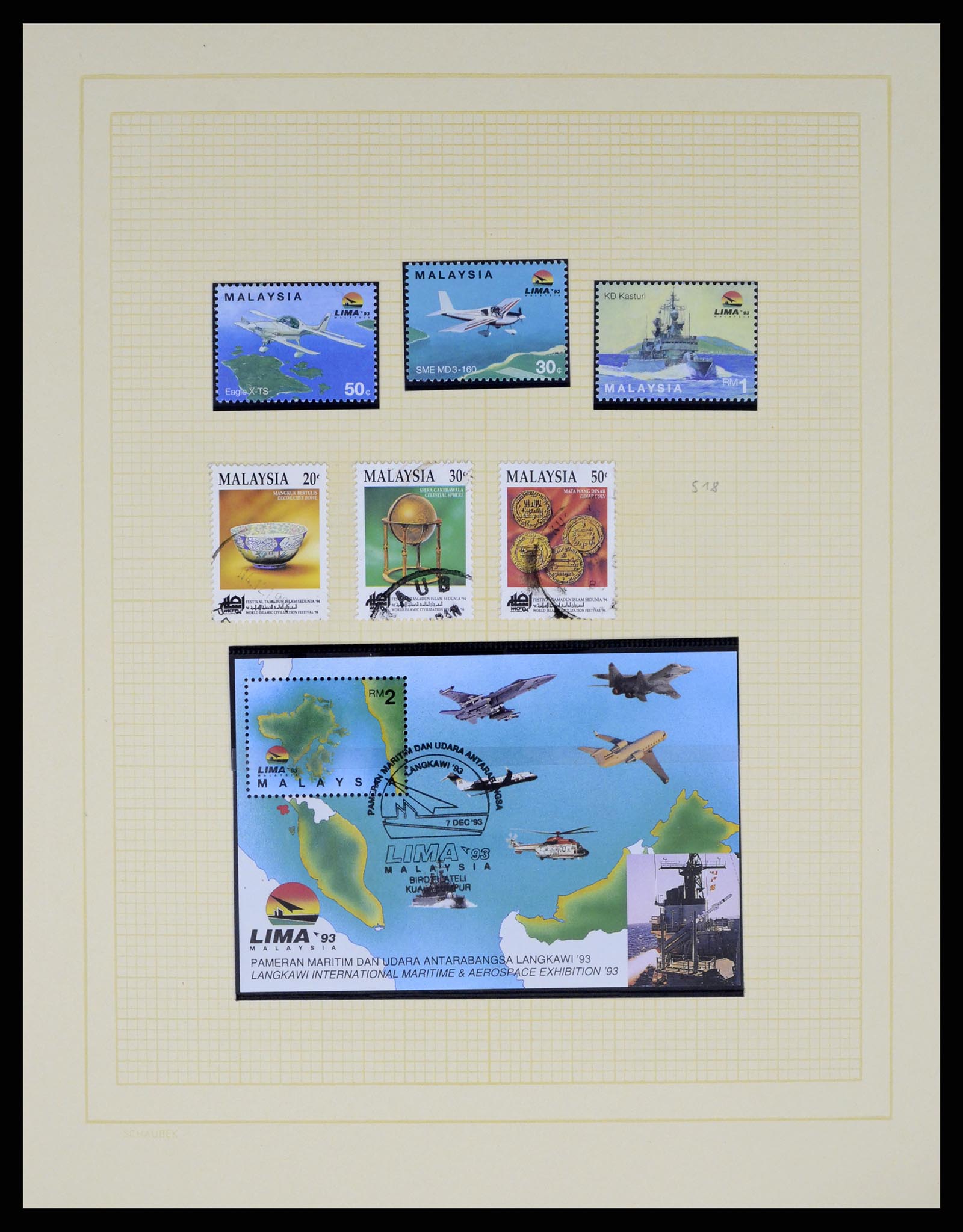 37613 075 - Postzegelverzameling 37613 Maleisië 1957-1999.