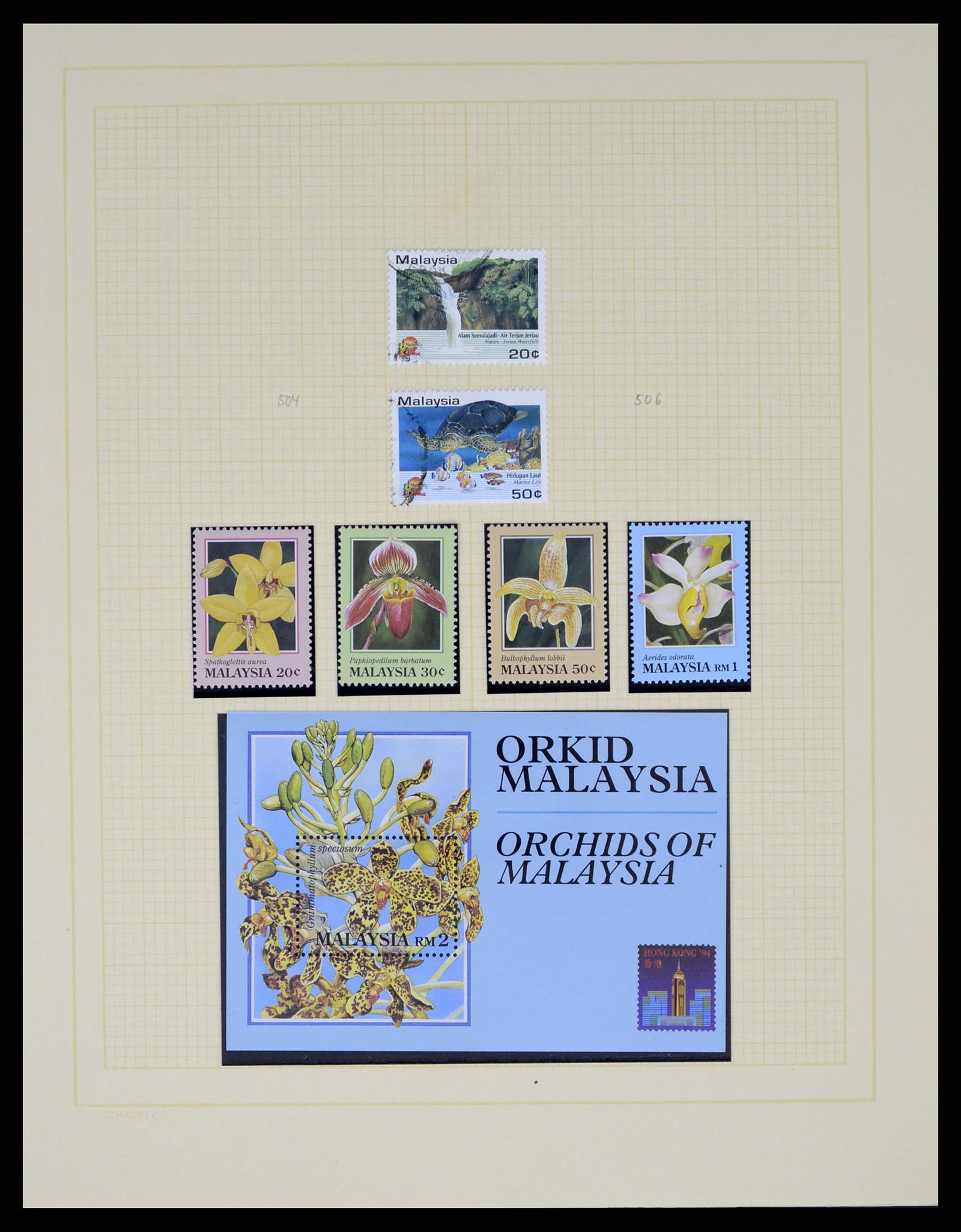 37613 076 - Postzegelverzameling 37613 Maleisië 1957-1999.
