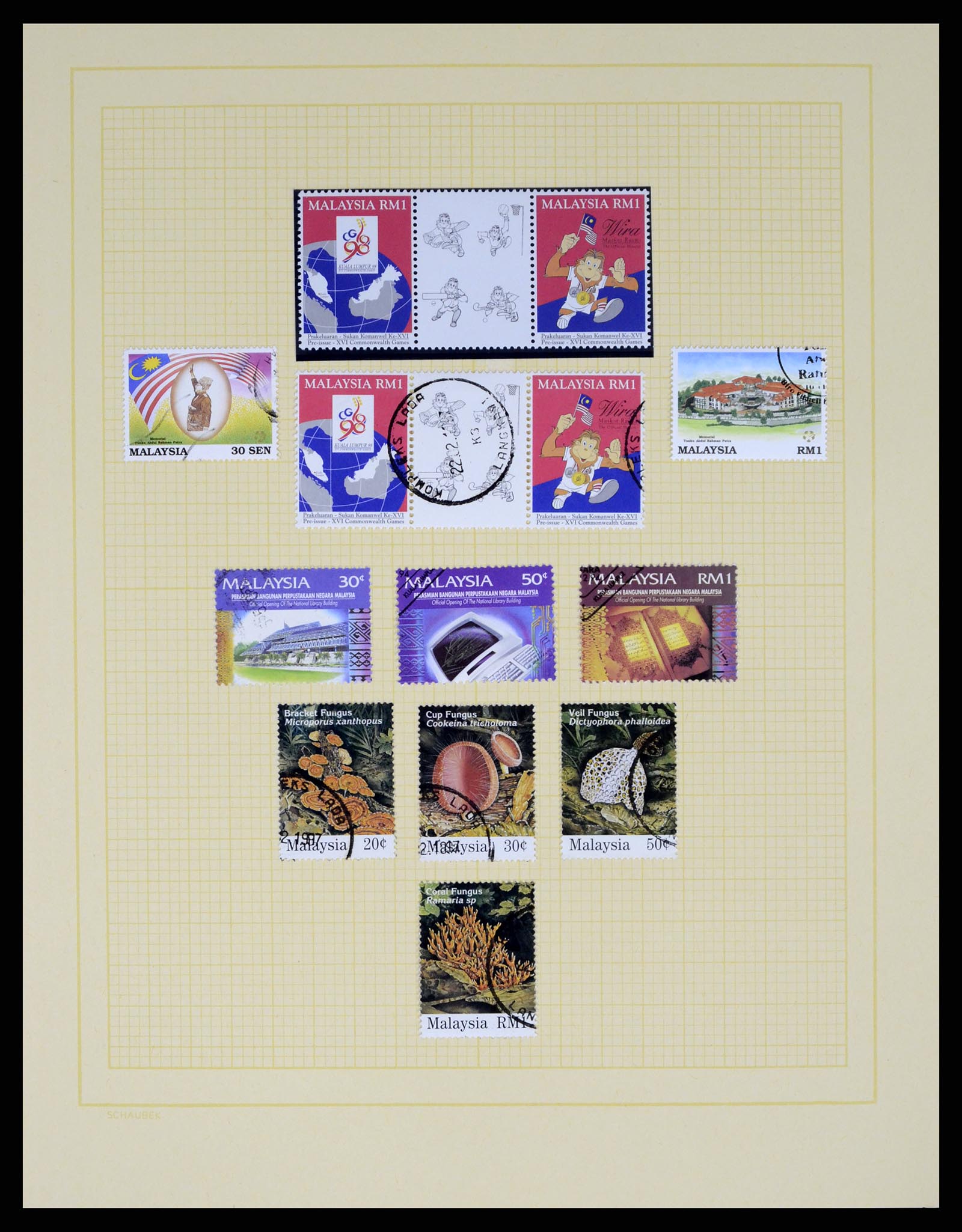 37613 079 - Postzegelverzameling 37613 Maleisië 1957-1999.