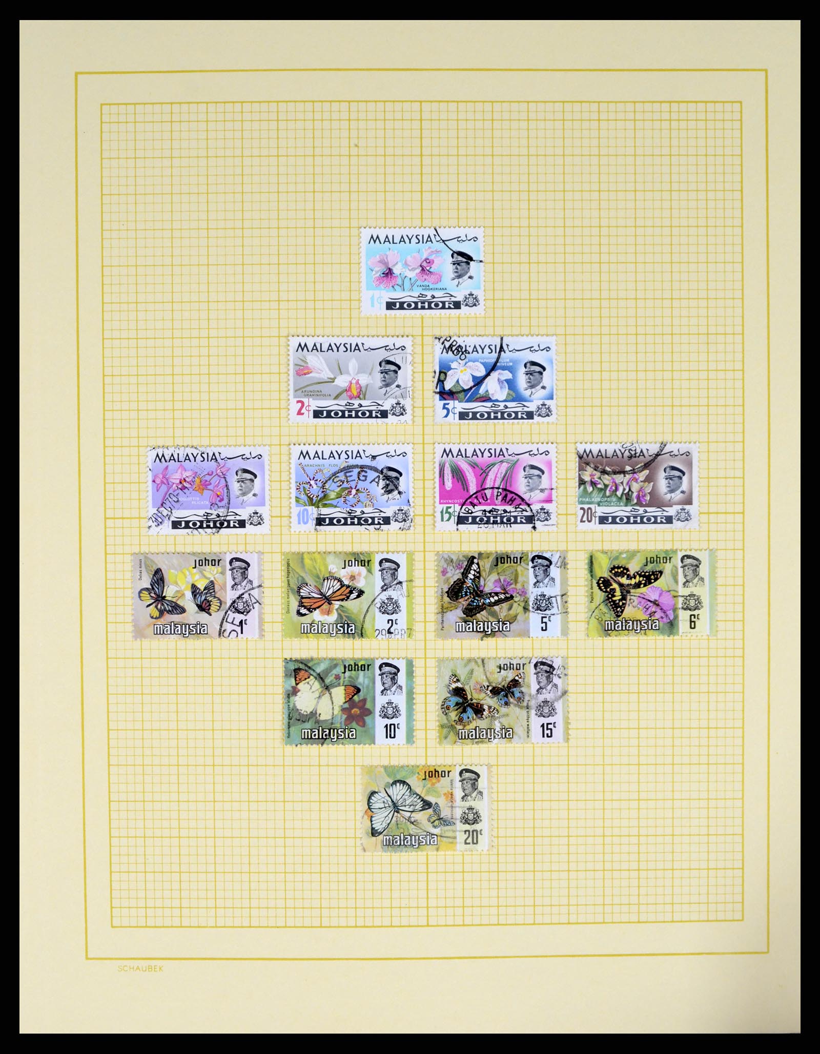 37613 121 - Postzegelverzameling 37613 Maleisië 1957-1999.