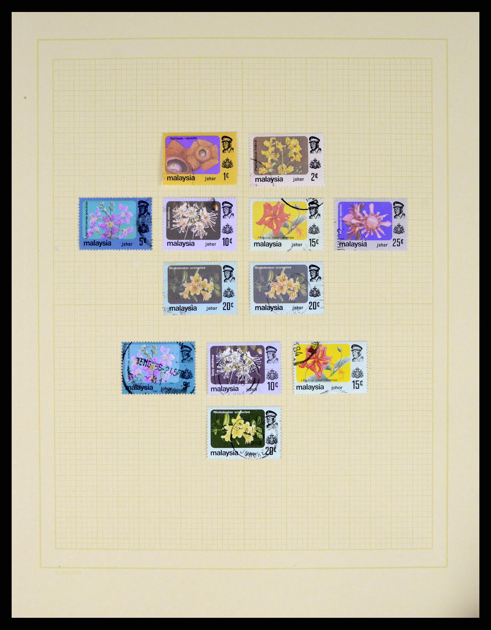 37613 122 - Postzegelverzameling 37613 Maleisië 1957-1999.