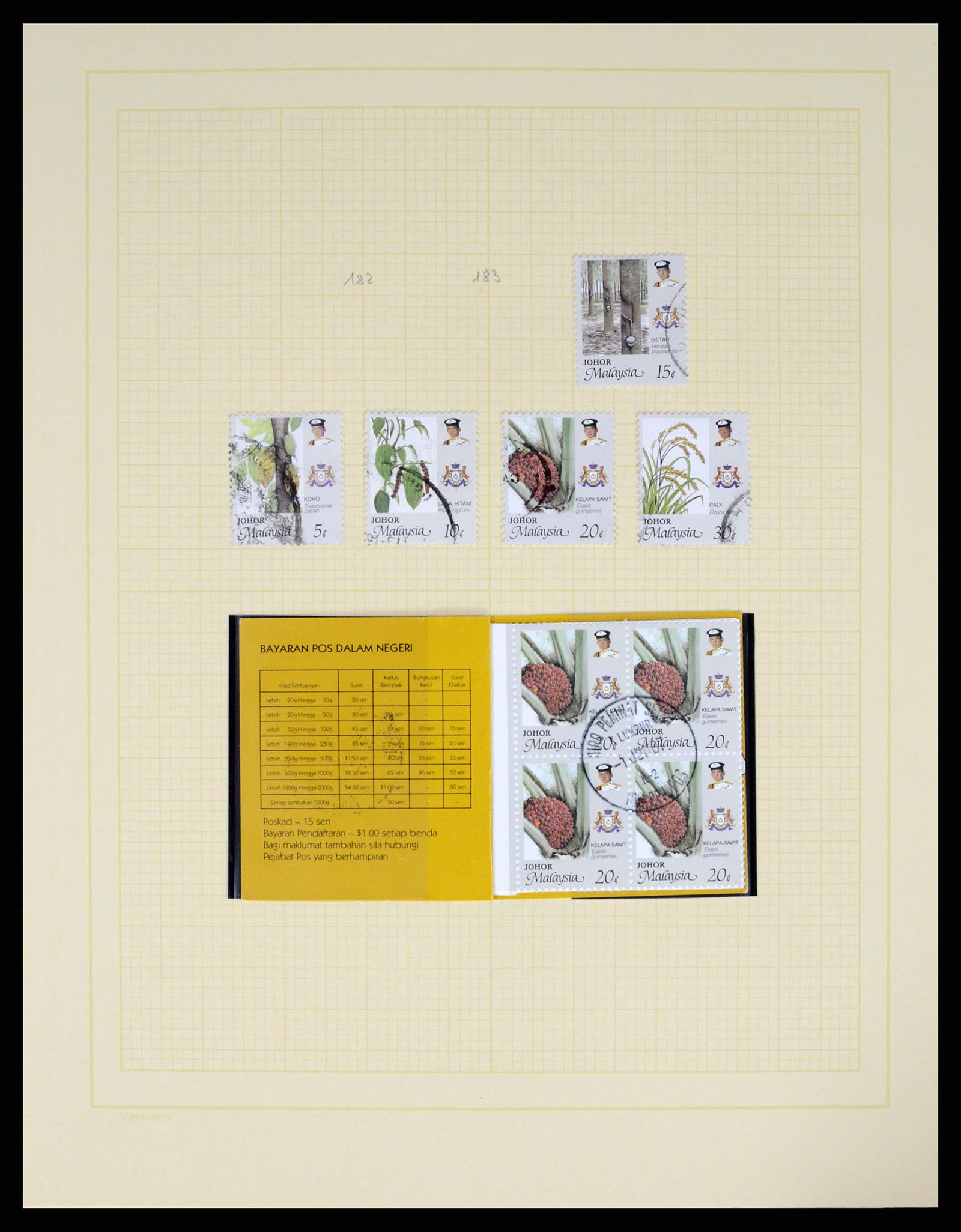 37613 123 - Postzegelverzameling 37613 Maleisië 1957-1999.