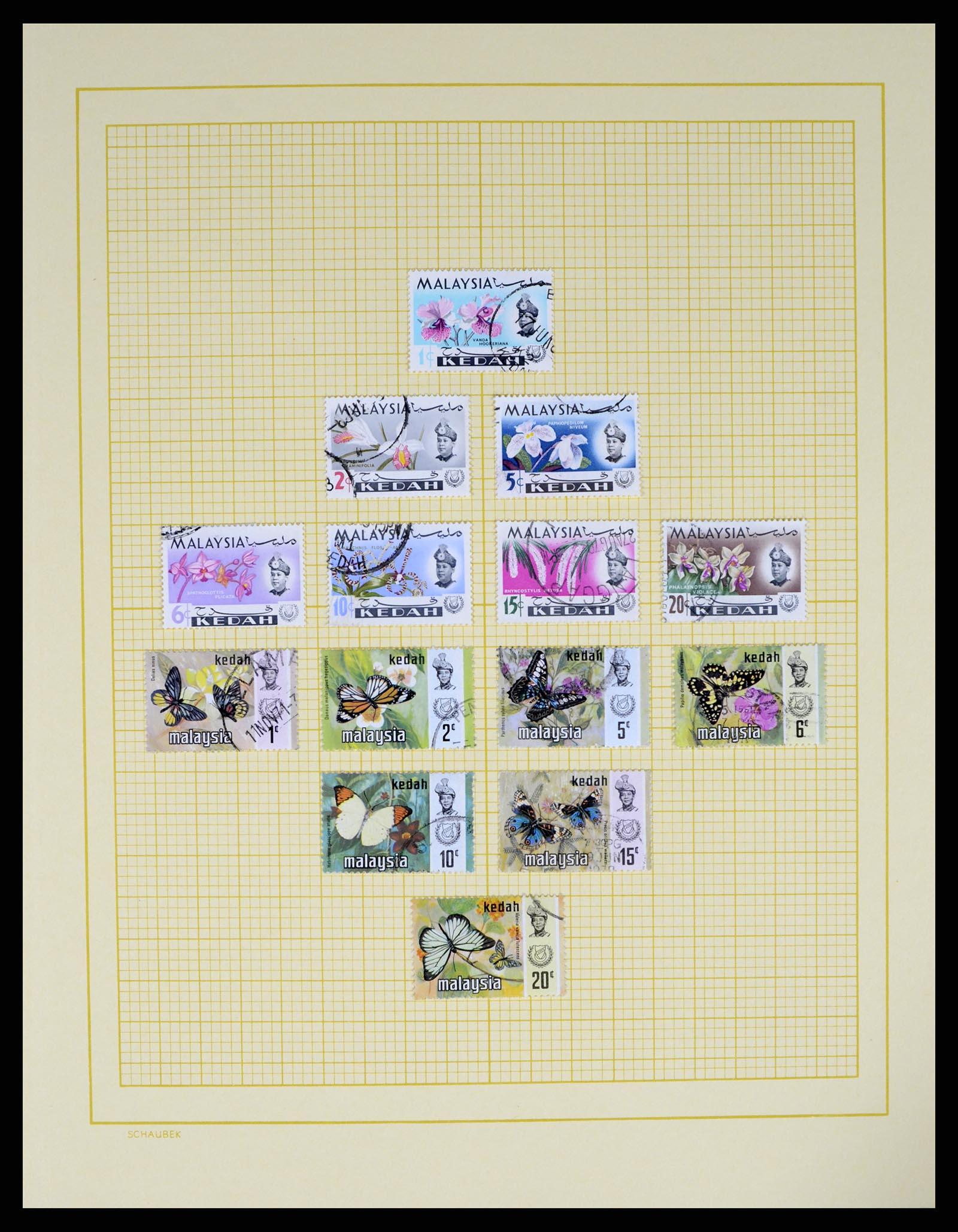 37613 124 - Postzegelverzameling 37613 Maleisië 1957-1999.