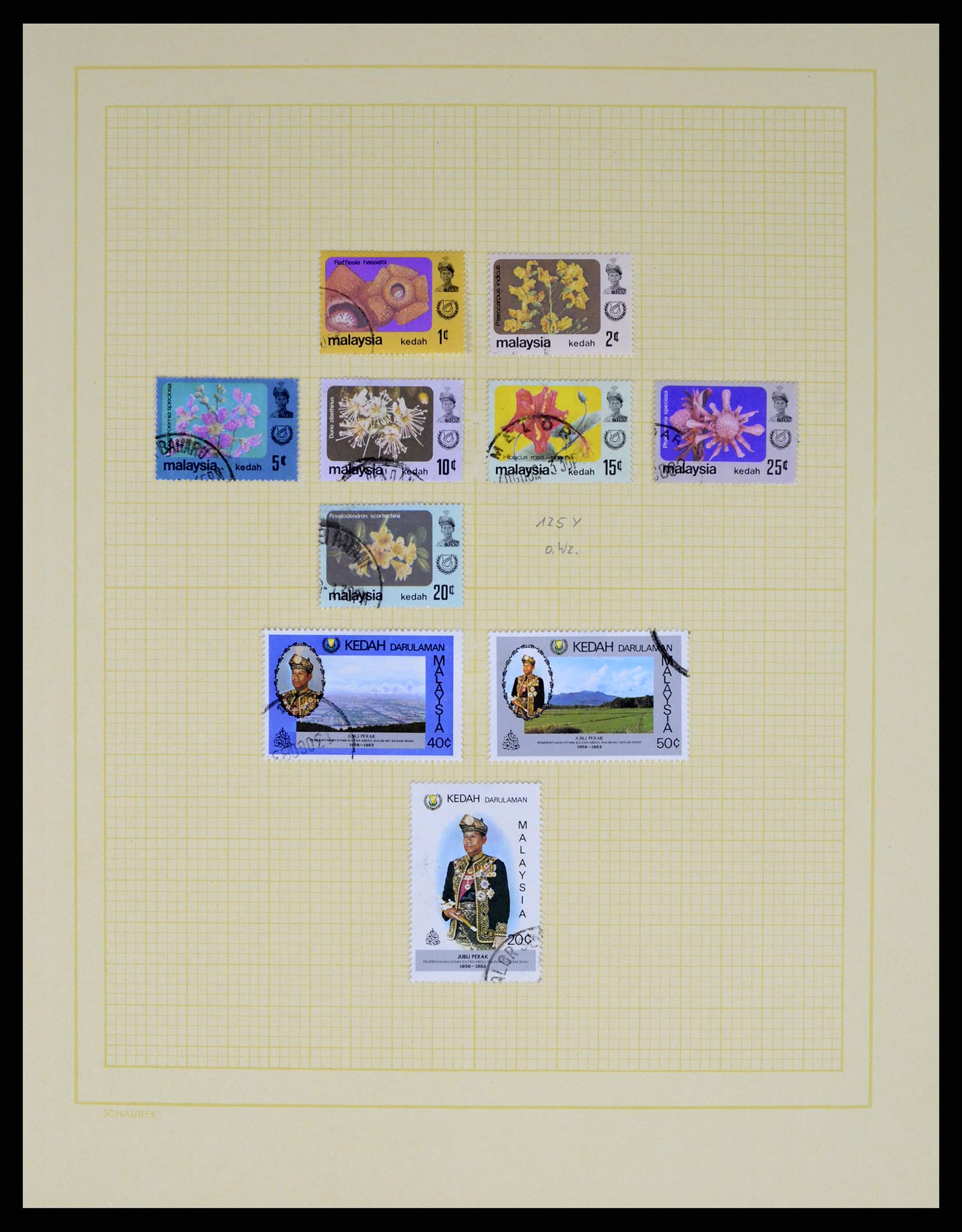 37613 125 - Postzegelverzameling 37613 Maleisië 1957-1999.