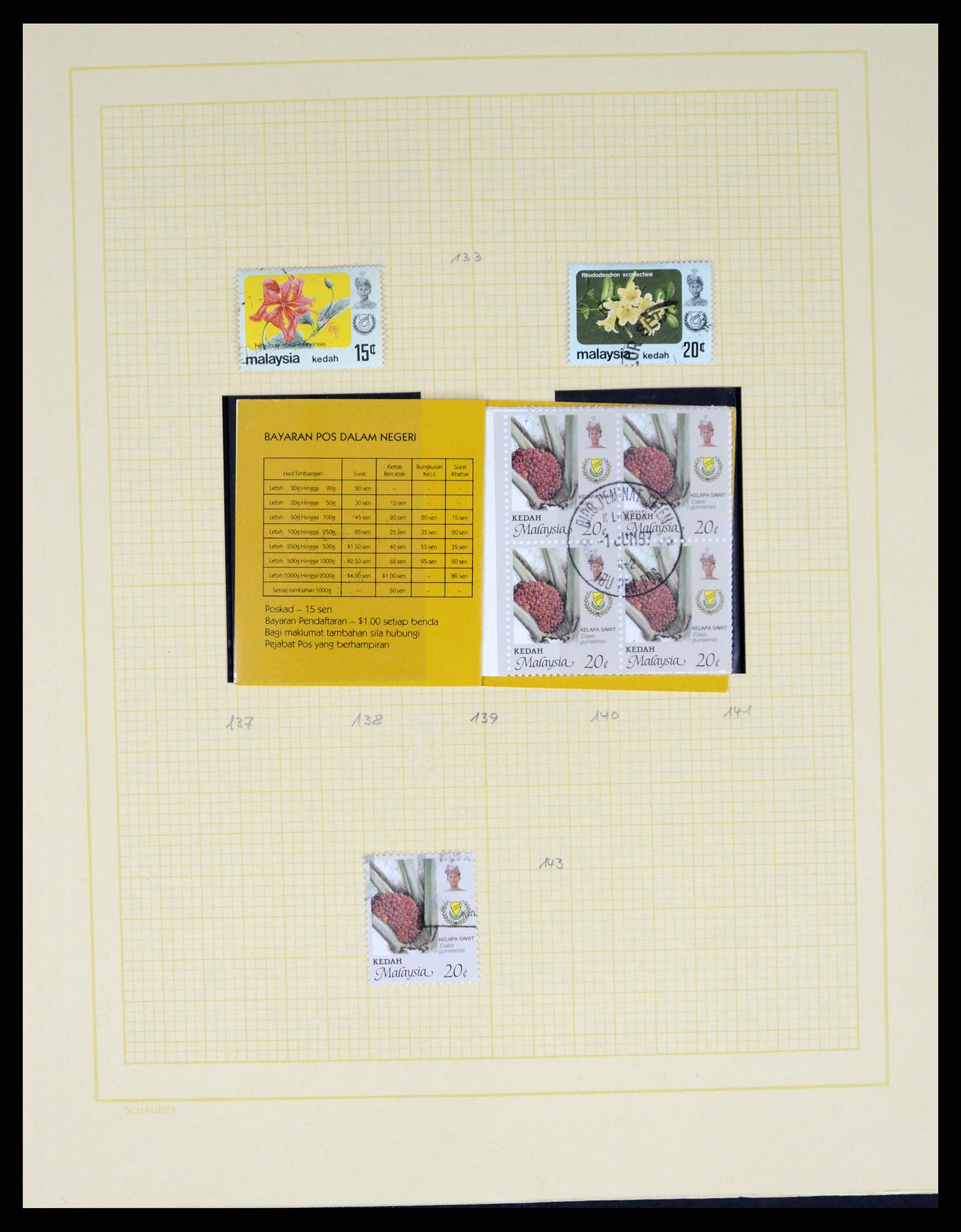 37613 126 - Postzegelverzameling 37613 Maleisië 1957-1999.