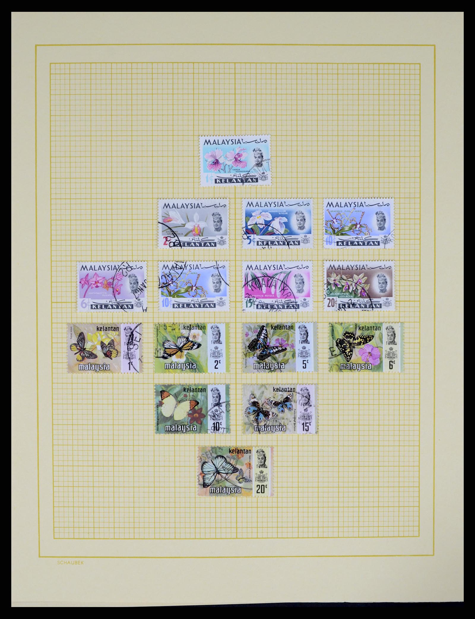 37613 127 - Postzegelverzameling 37613 Maleisië 1957-1999.