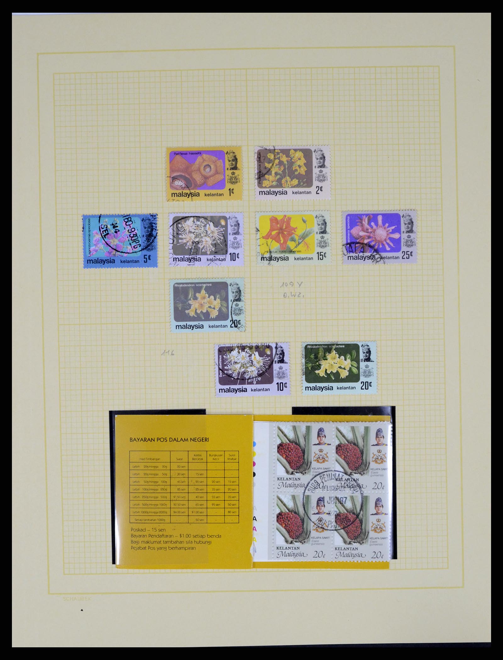 37613 128 - Postzegelverzameling 37613 Maleisië 1957-1999.