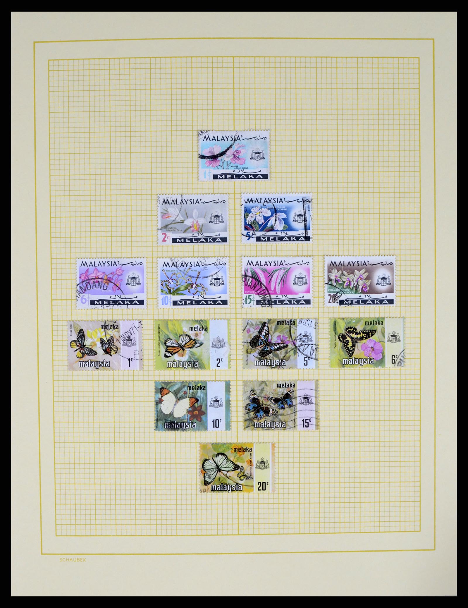 37613 129 - Postzegelverzameling 37613 Maleisië 1957-1999.