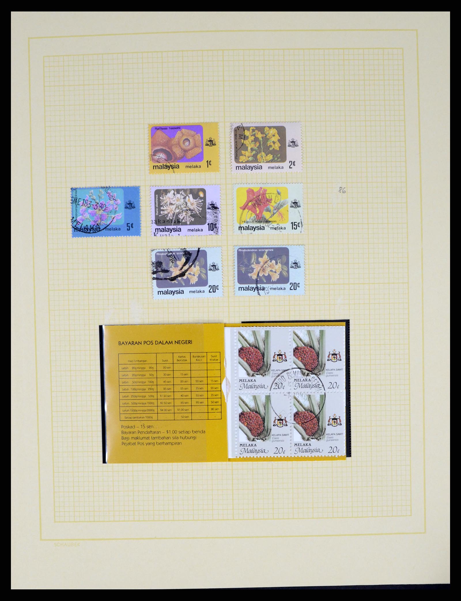 37613 130 - Postzegelverzameling 37613 Maleisië 1957-1999.