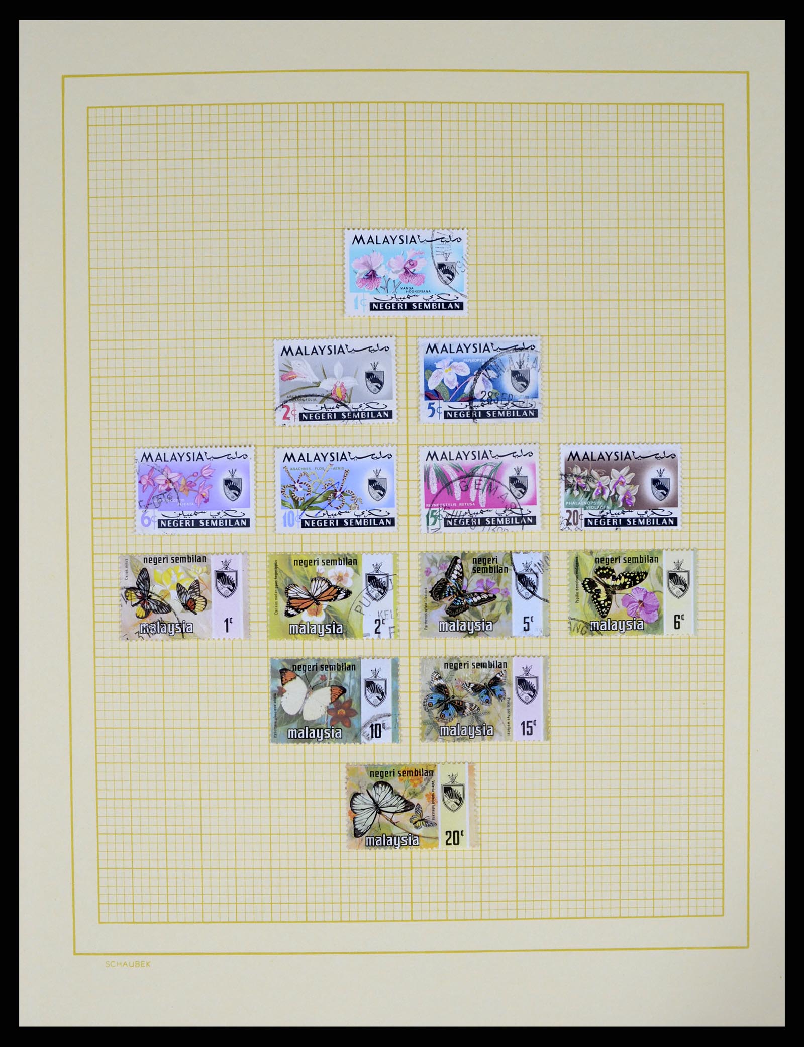 37613 132 - Postzegelverzameling 37613 Maleisië 1957-1999.