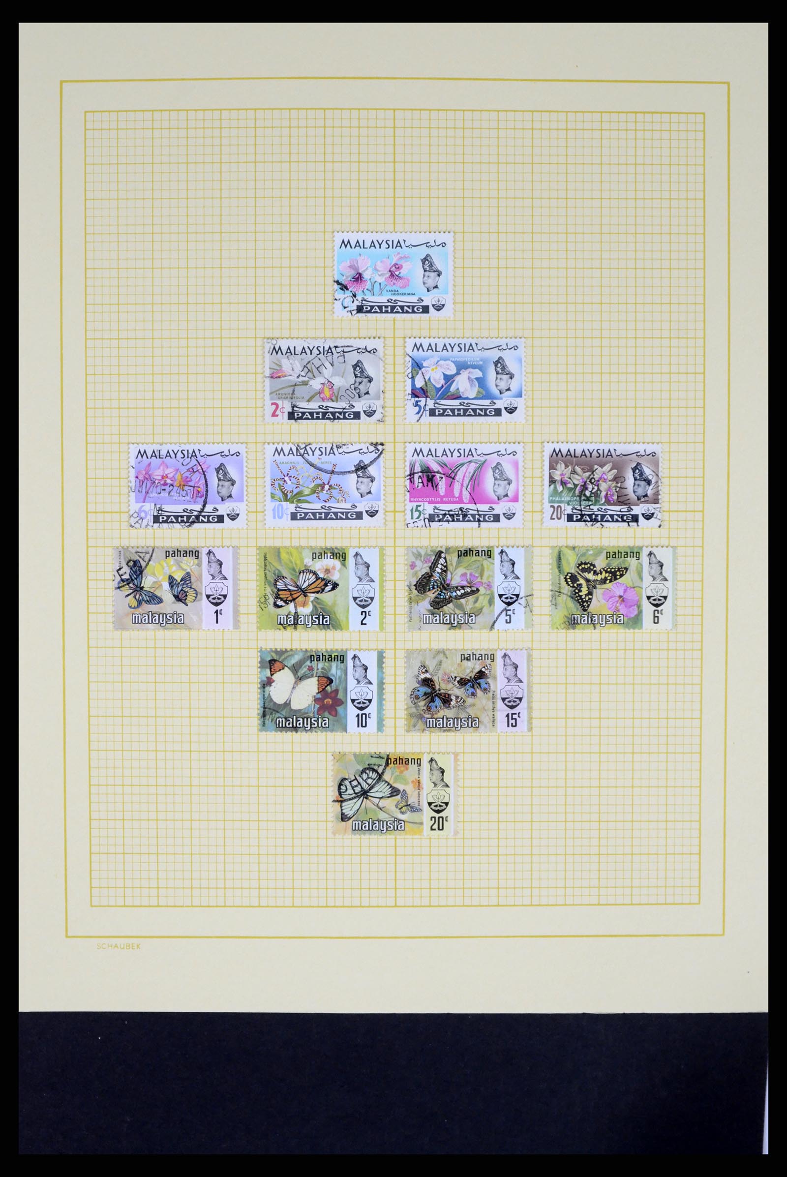 37613 135 - Postzegelverzameling 37613 Maleisië 1957-1999.