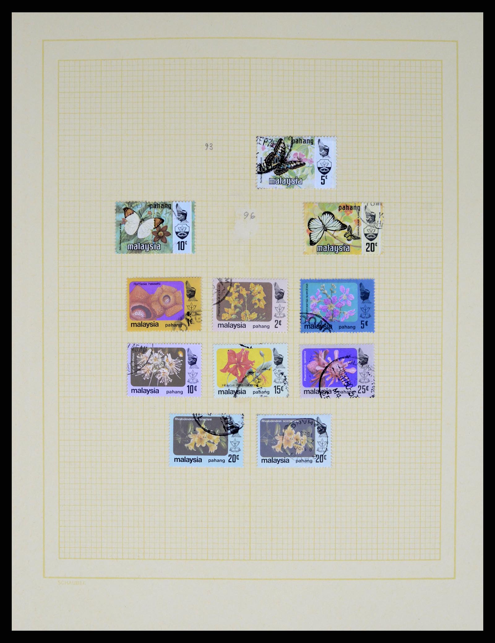 37613 136 - Postzegelverzameling 37613 Maleisië 1957-1999.