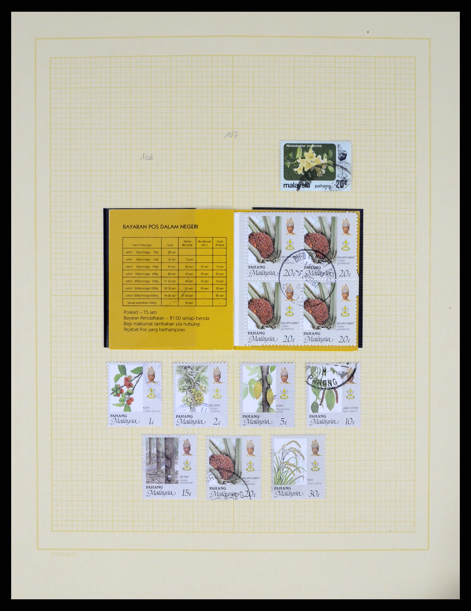 37613 137 - Postzegelverzameling 37613 Maleisië 1957-1999.