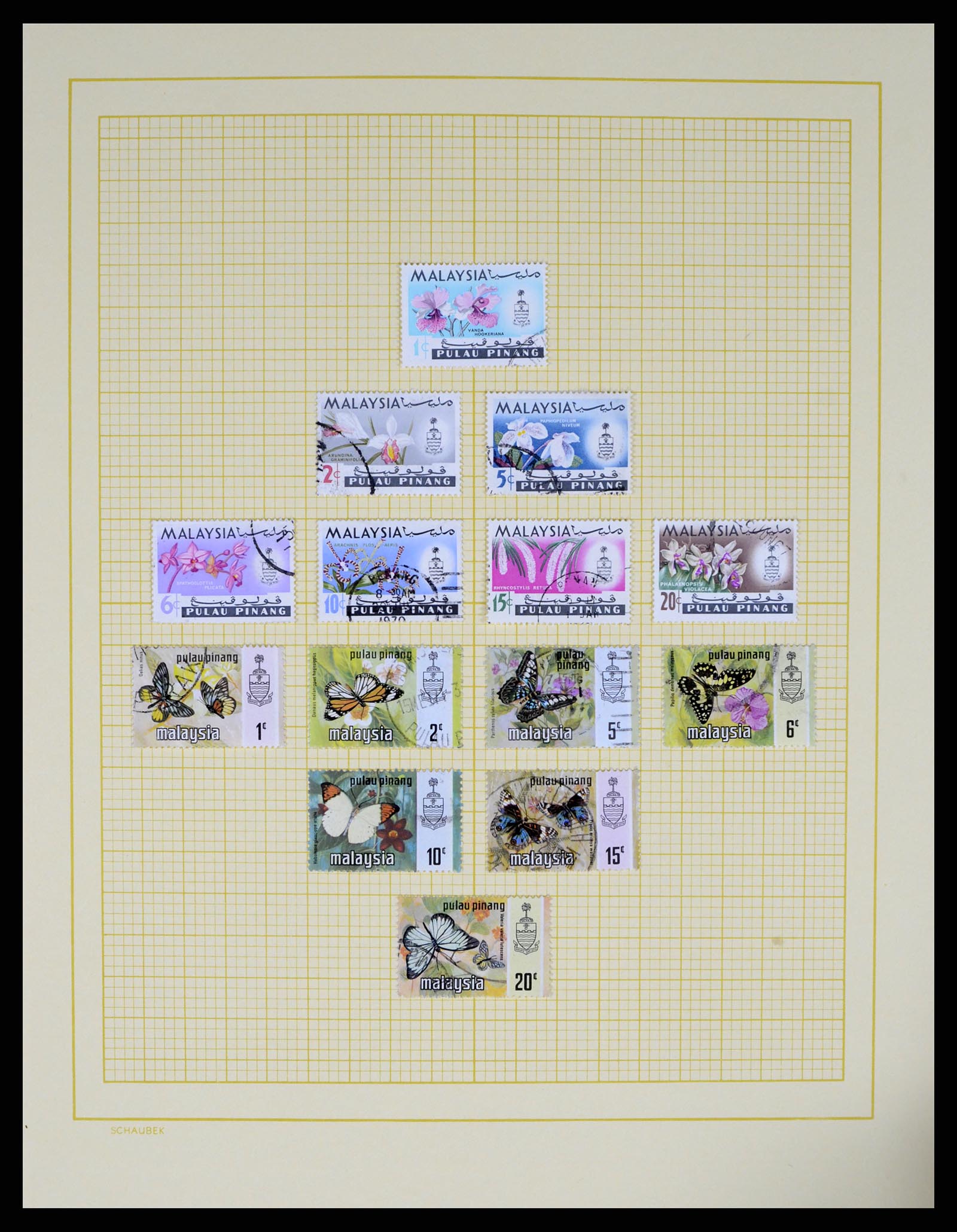 37613 138 - Postzegelverzameling 37613 Maleisië 1957-1999.
