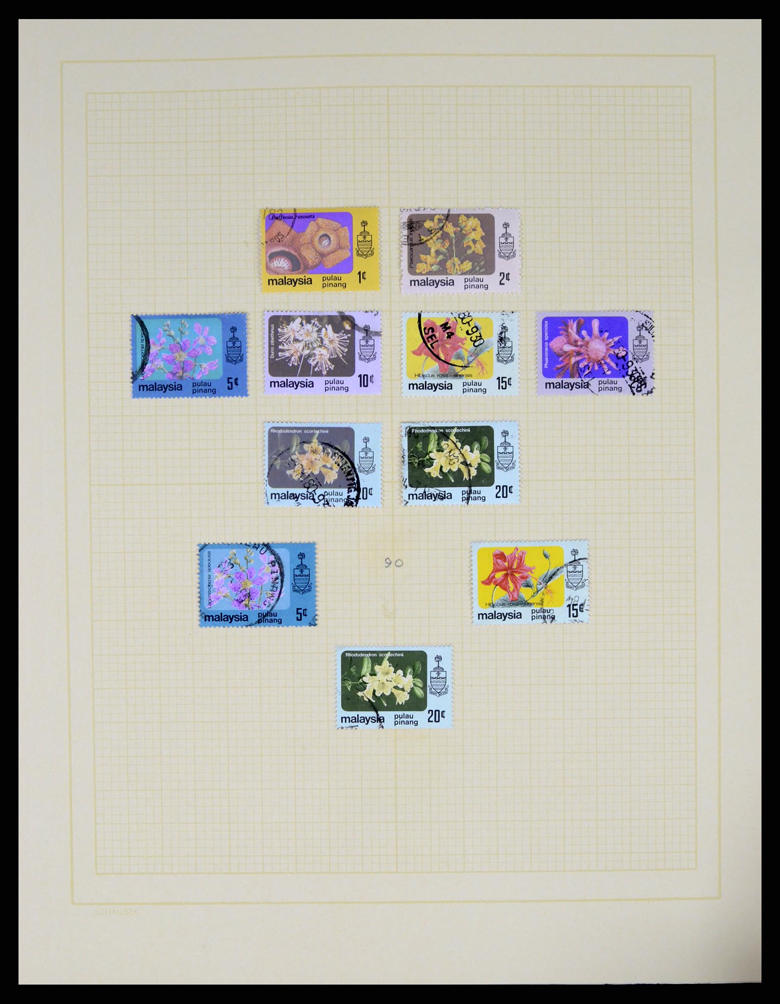37613 139 - Postzegelverzameling 37613 Maleisië 1957-1999.