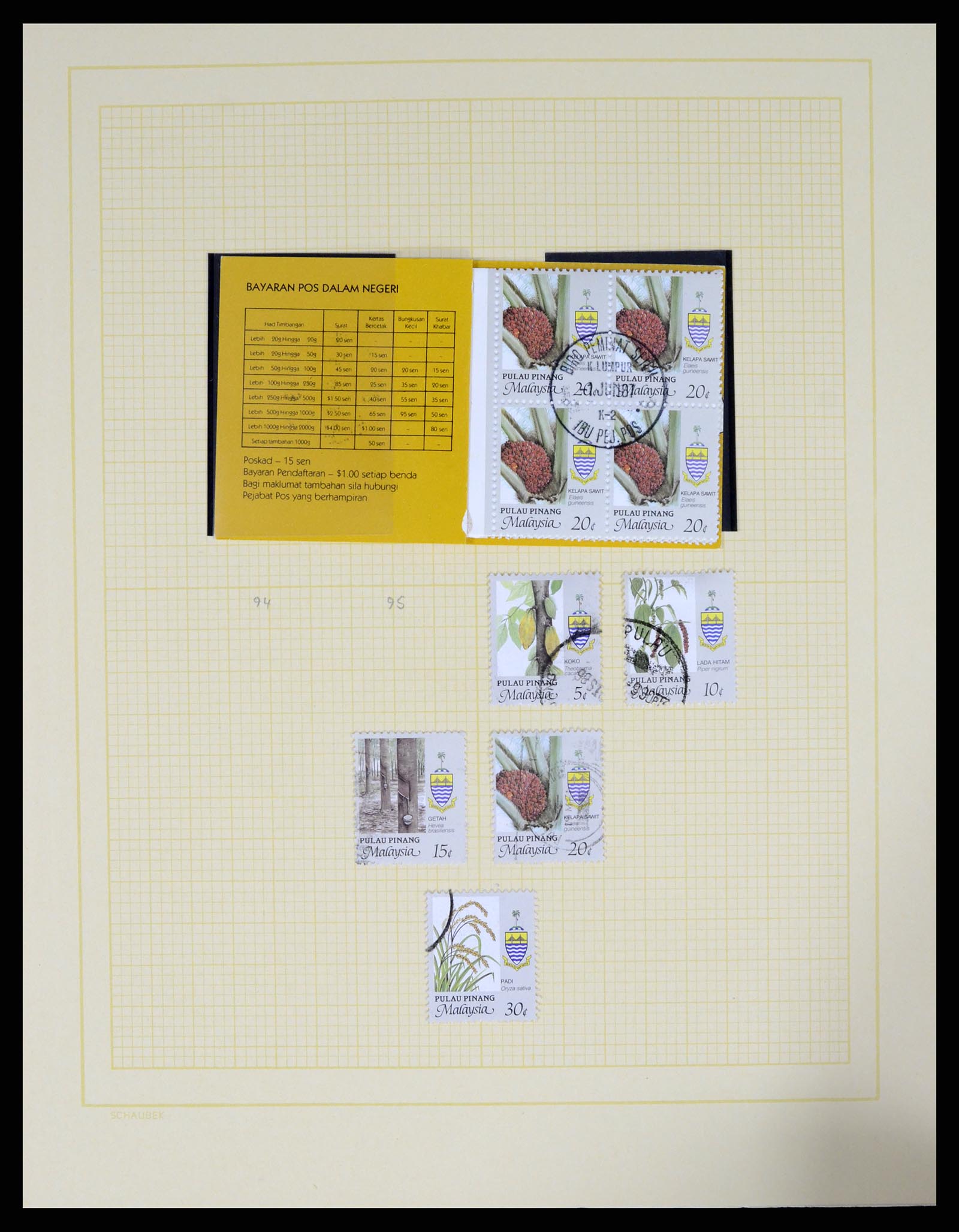 37613 140 - Postzegelverzameling 37613 Maleisië 1957-1999.