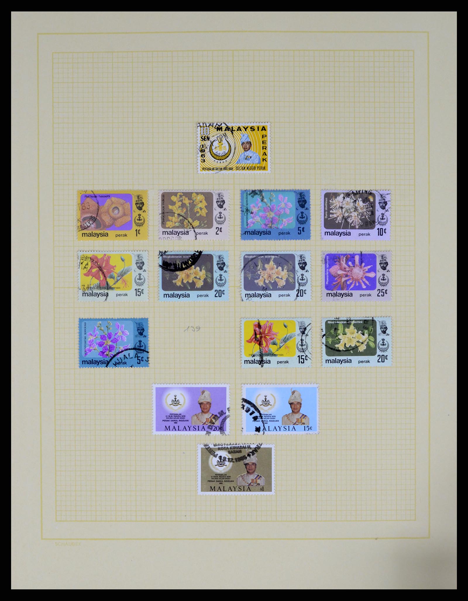37613 142 - Postzegelverzameling 37613 Maleisië 1957-1999.
