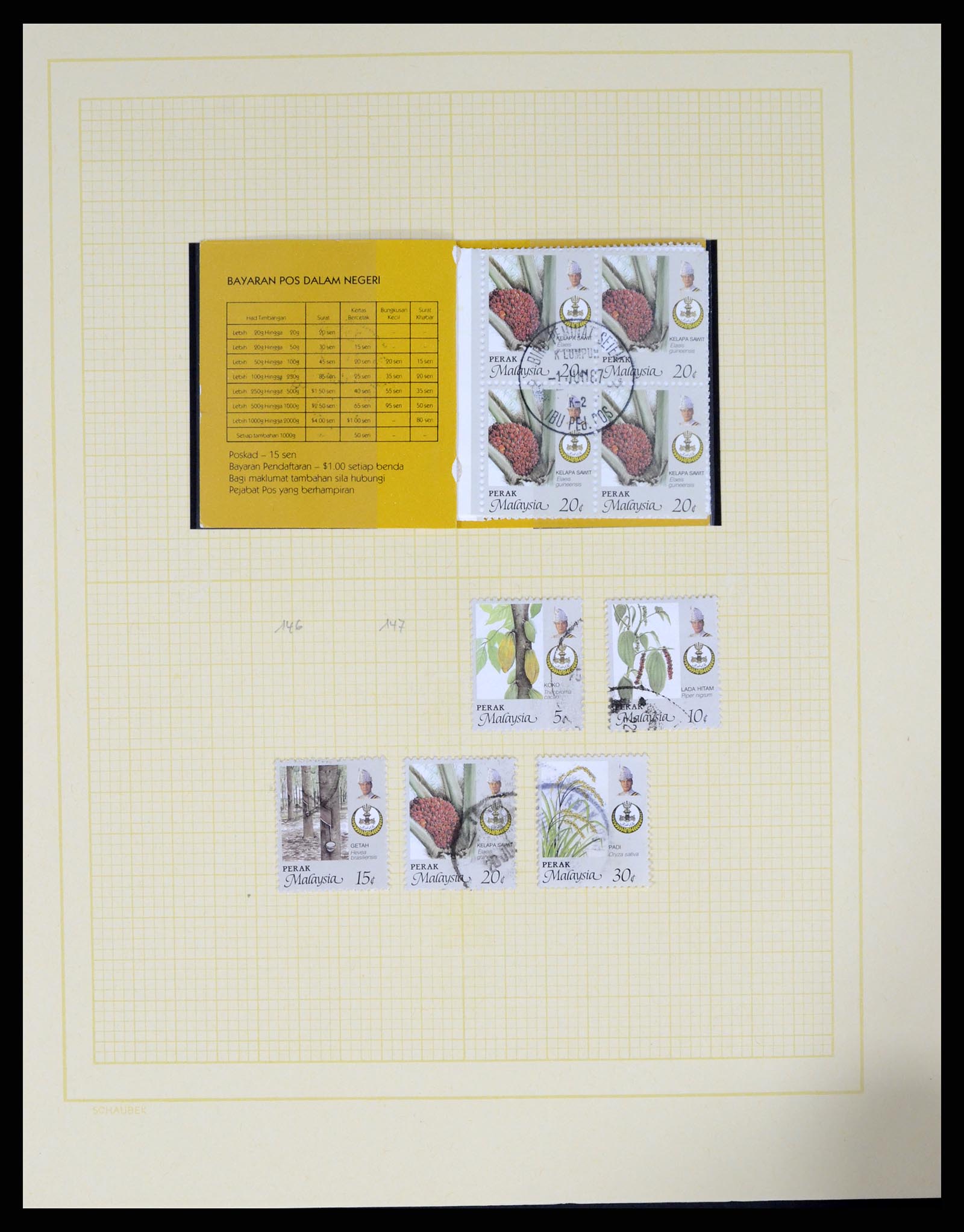 37613 143 - Postzegelverzameling 37613 Maleisië 1957-1999.