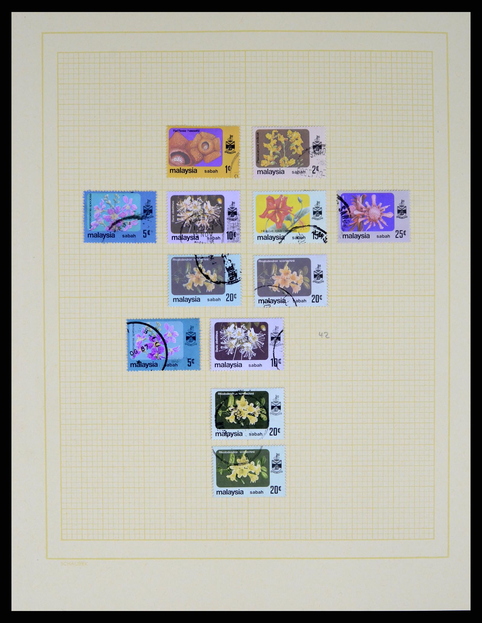37613 148 - Postzegelverzameling 37613 Maleisië 1957-1999.
