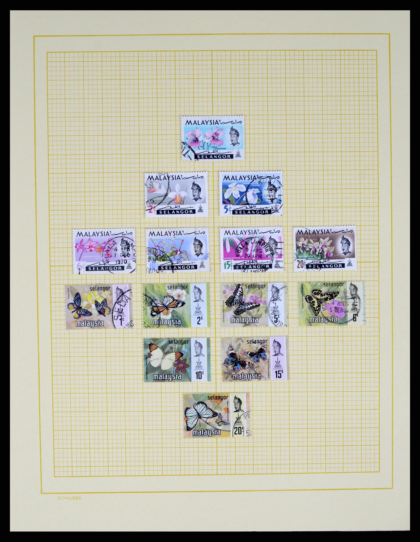 37613 153 - Postzegelverzameling 37613 Maleisië 1957-1999.