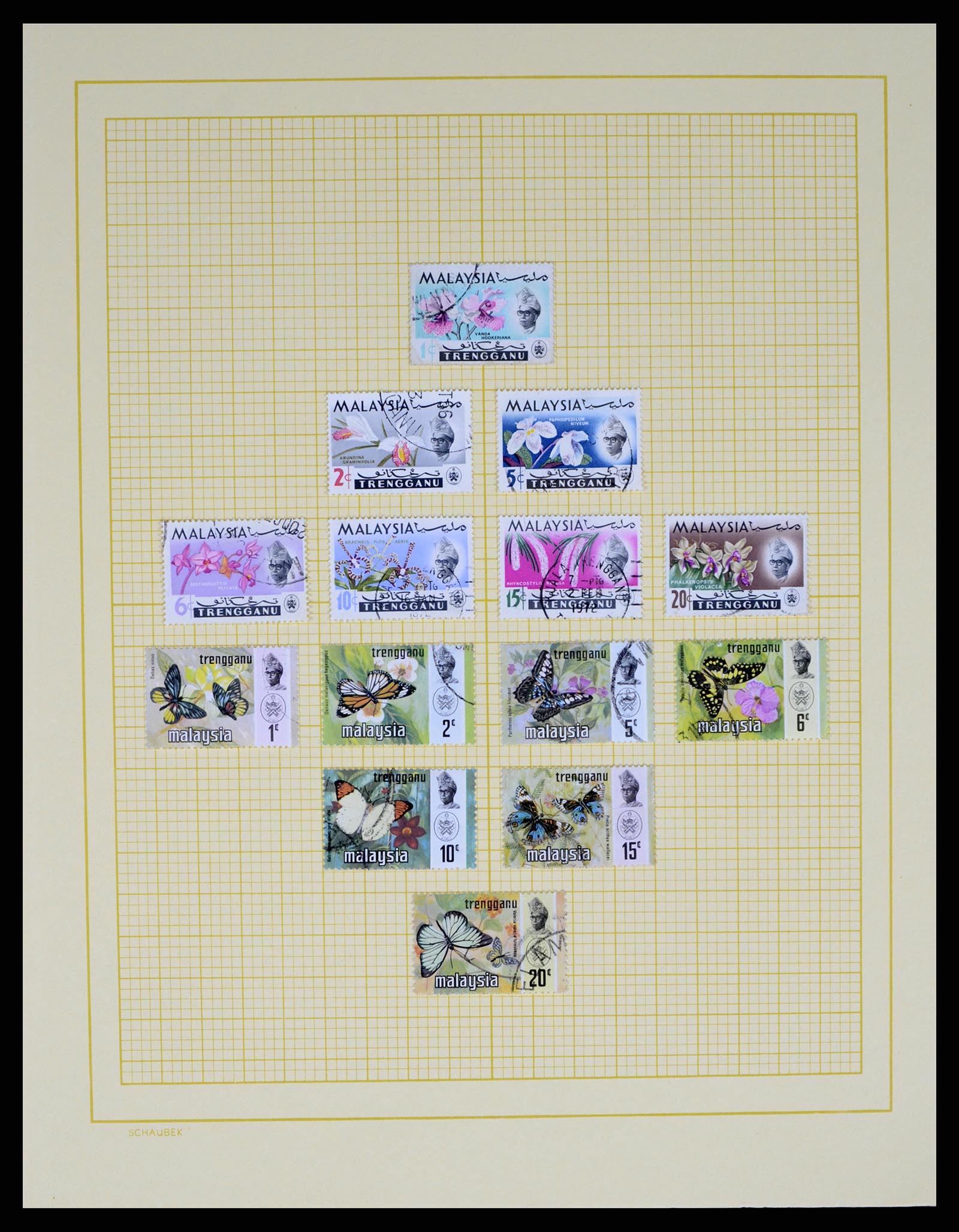 37613 156 - Postzegelverzameling 37613 Maleisië 1957-1999.