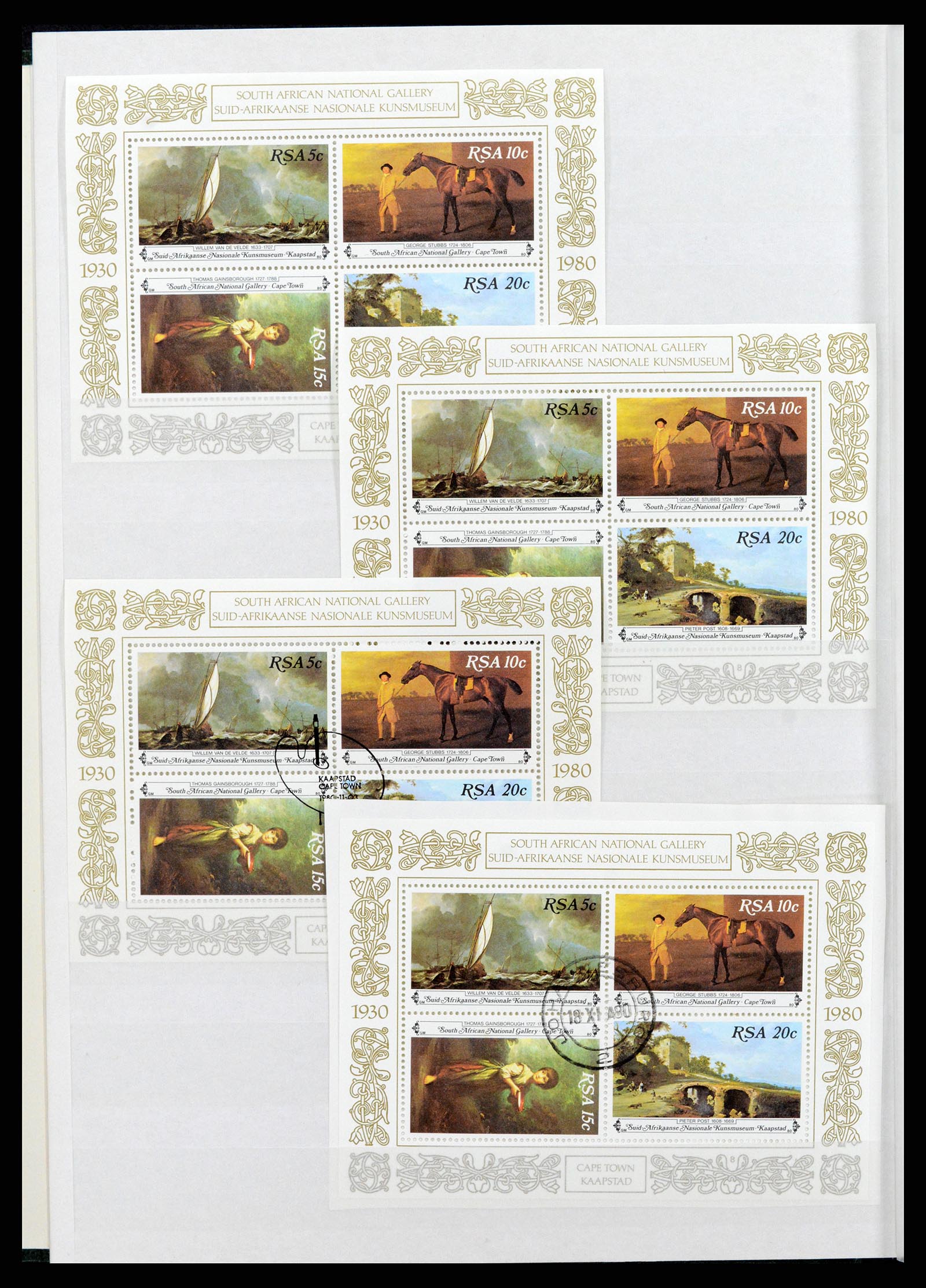 37616 006 - Postzegelverzameling 37616 Zuid Afrika en gebieden 1860-2002.